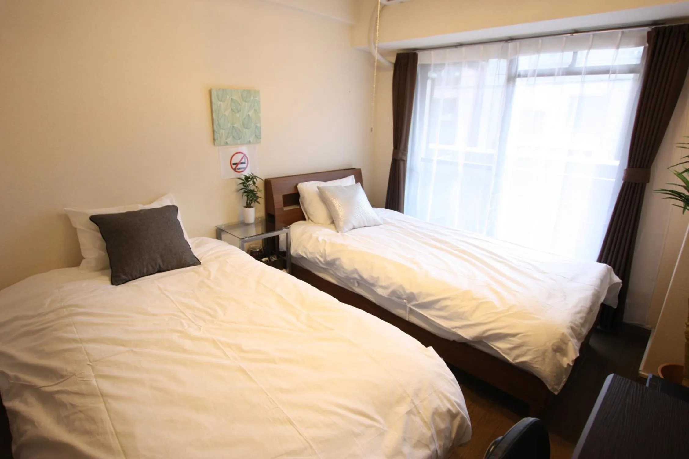 Bed in Forest Inn Fukuoka -previously Pure Tenjin-