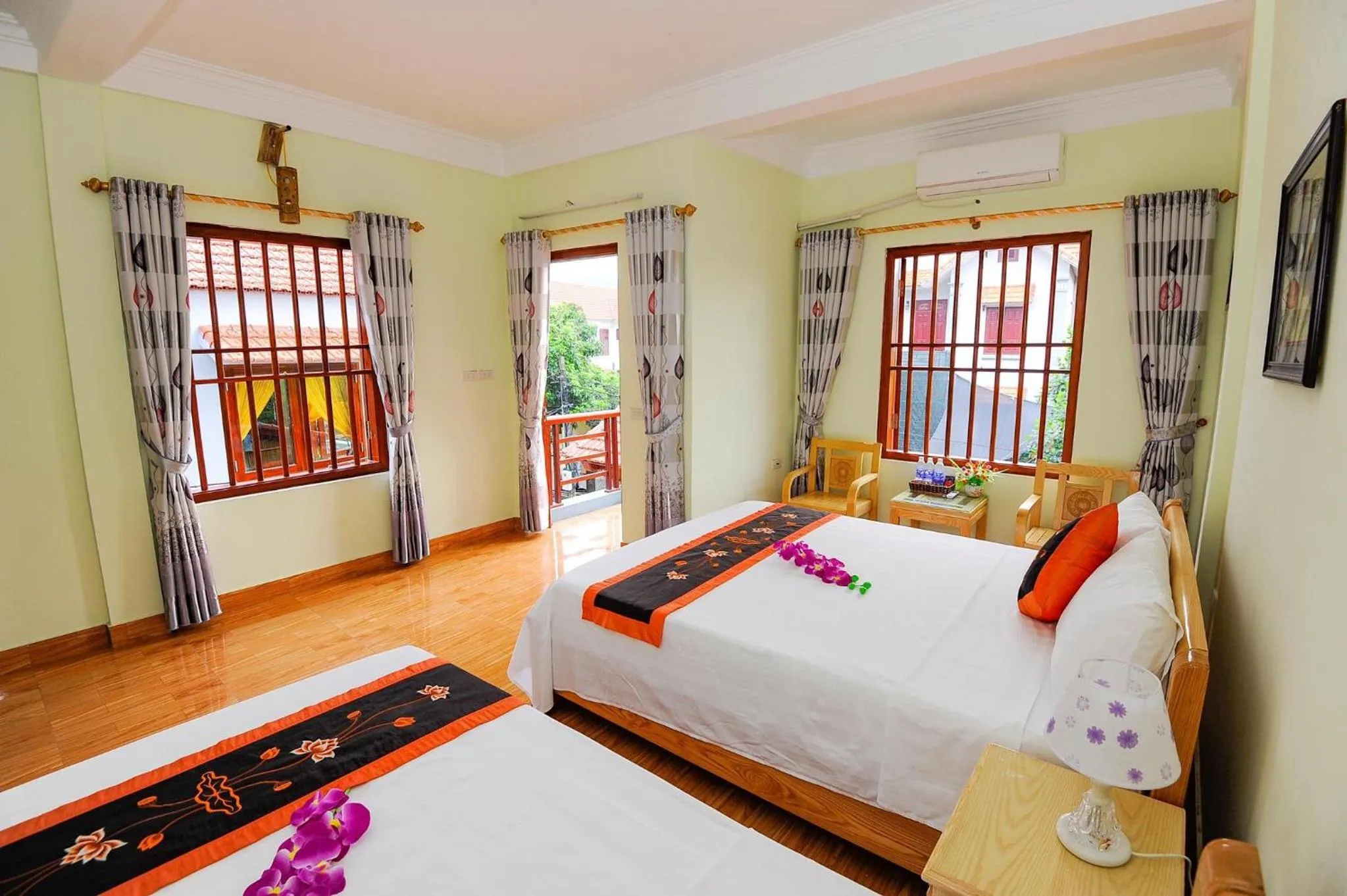 Bed in Tam Coc Tuan Minh Homestay