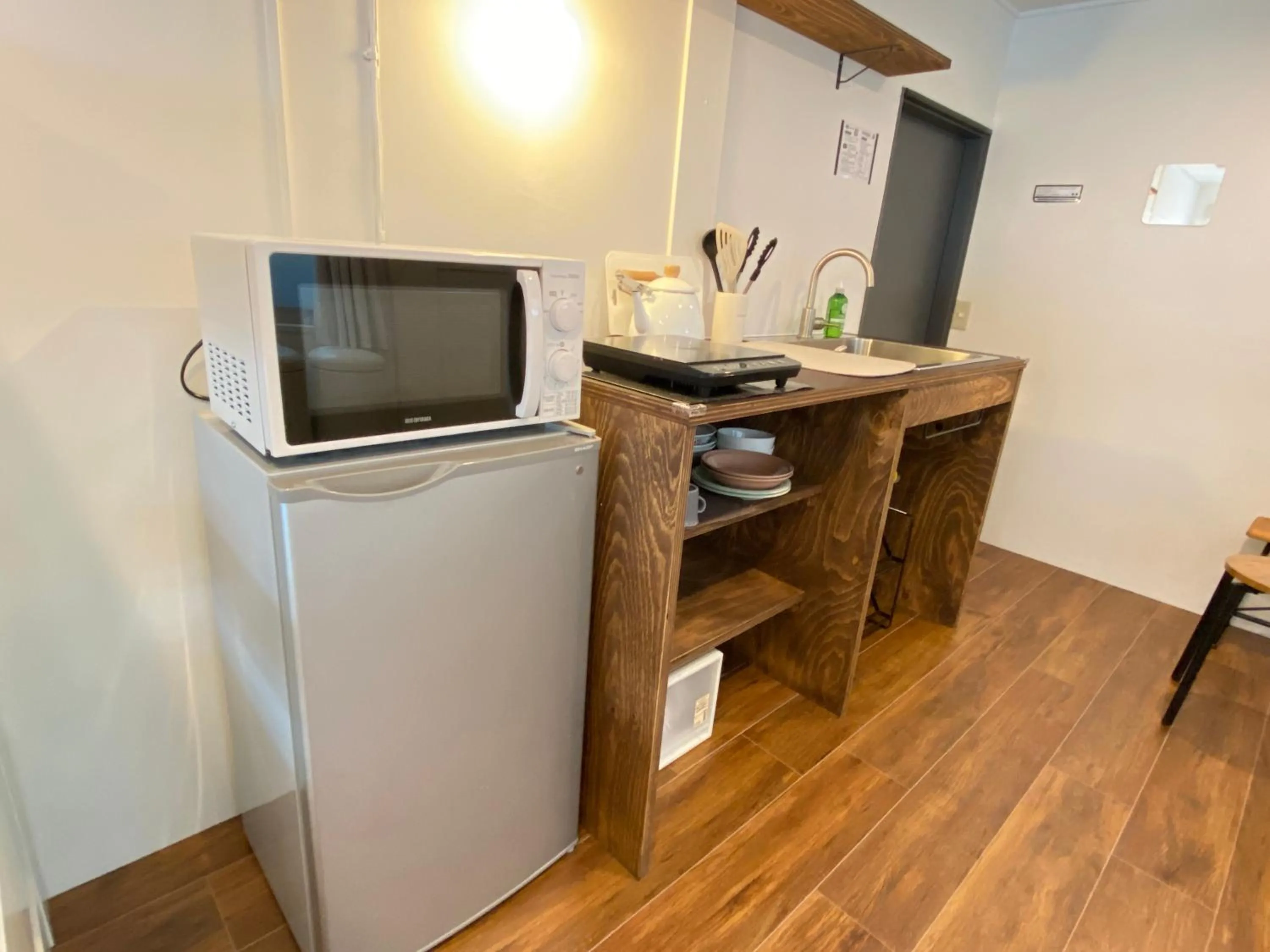 Kitchen or kitchenette in Hostel Chapter Two Tokyo