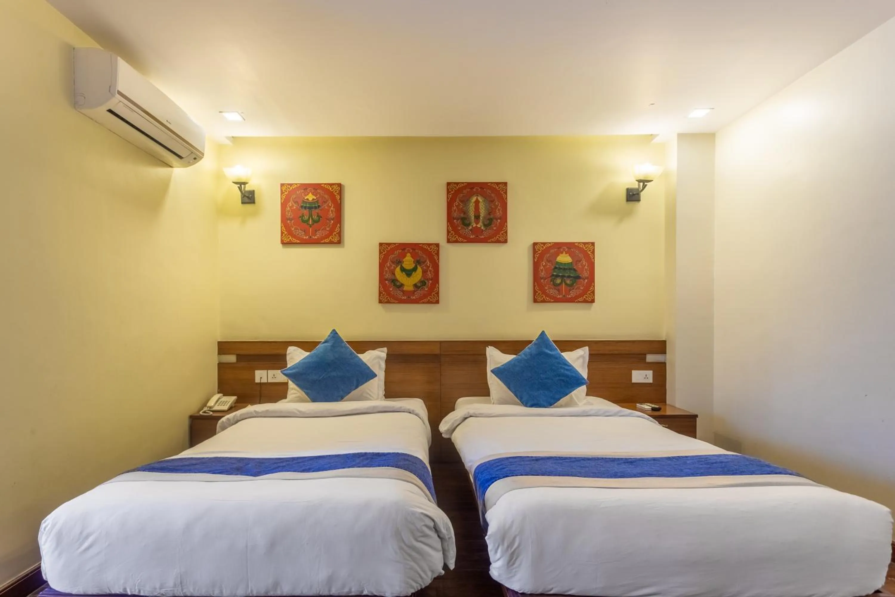 Bed in Timber House by Tara Group