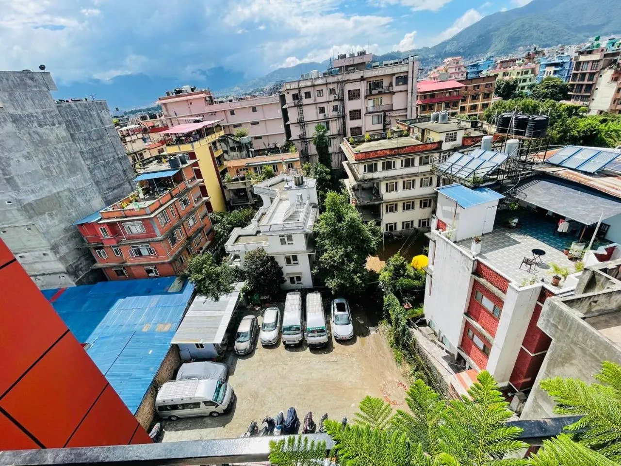 Parking in Timber House by Tara Group