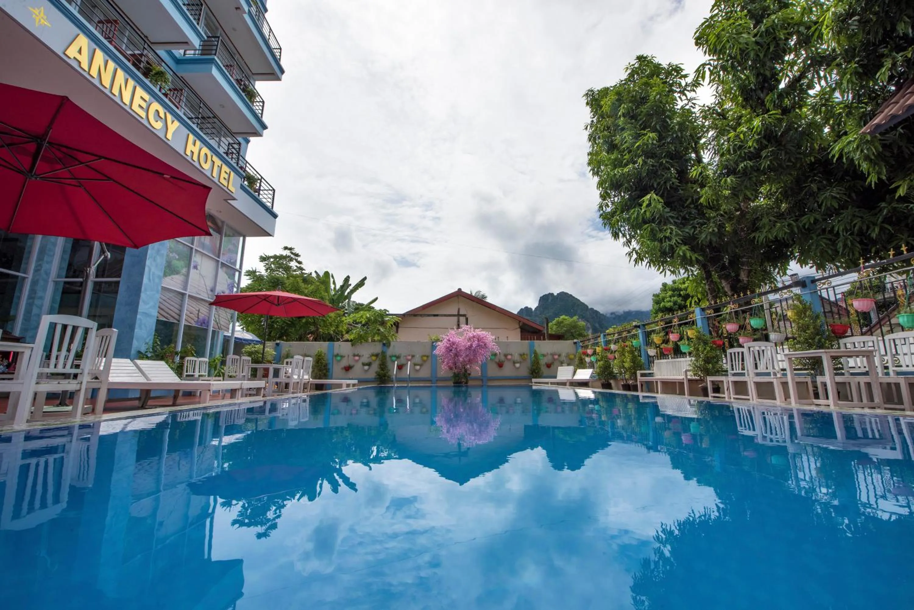Swimming pool in Annecy Hotel