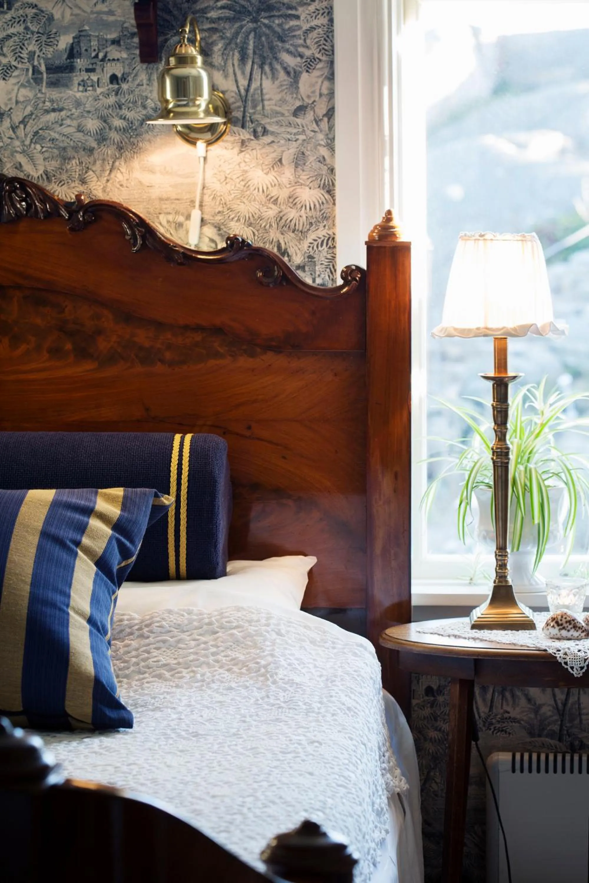 Decorative detail, Bed in Strandflickornas Havshotell Lysekil