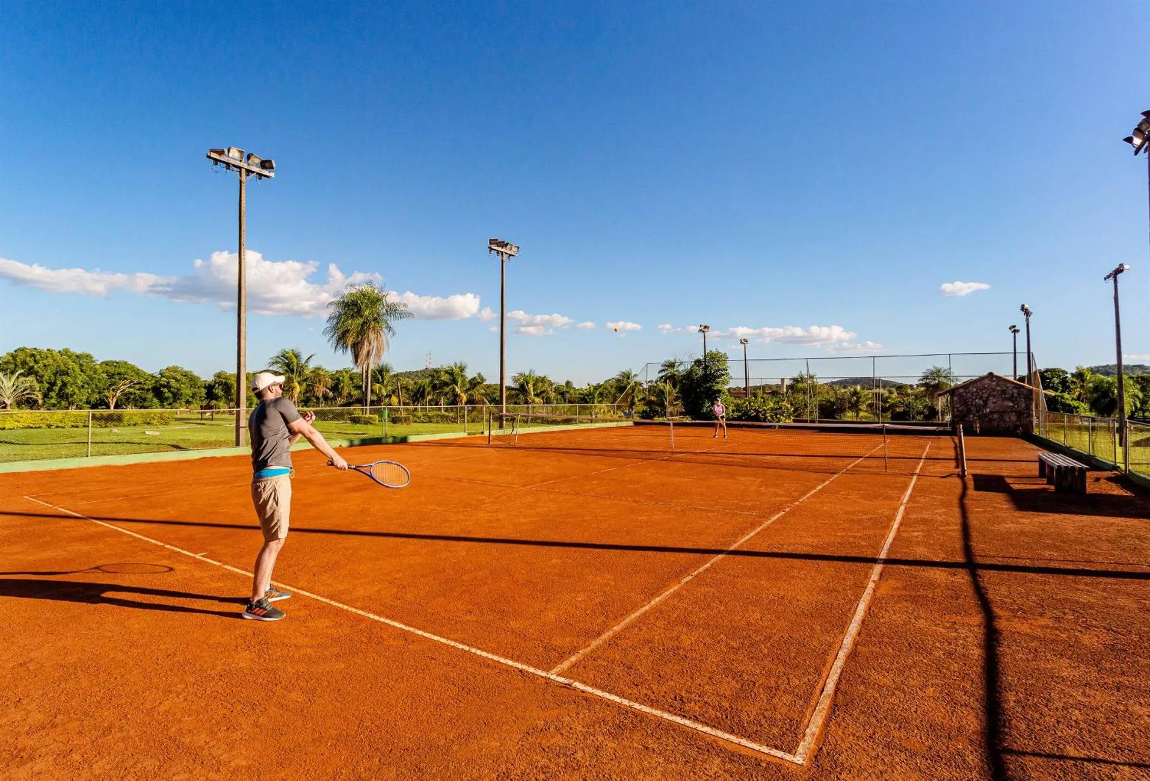 Tennis court in Zagaia Eco Resort