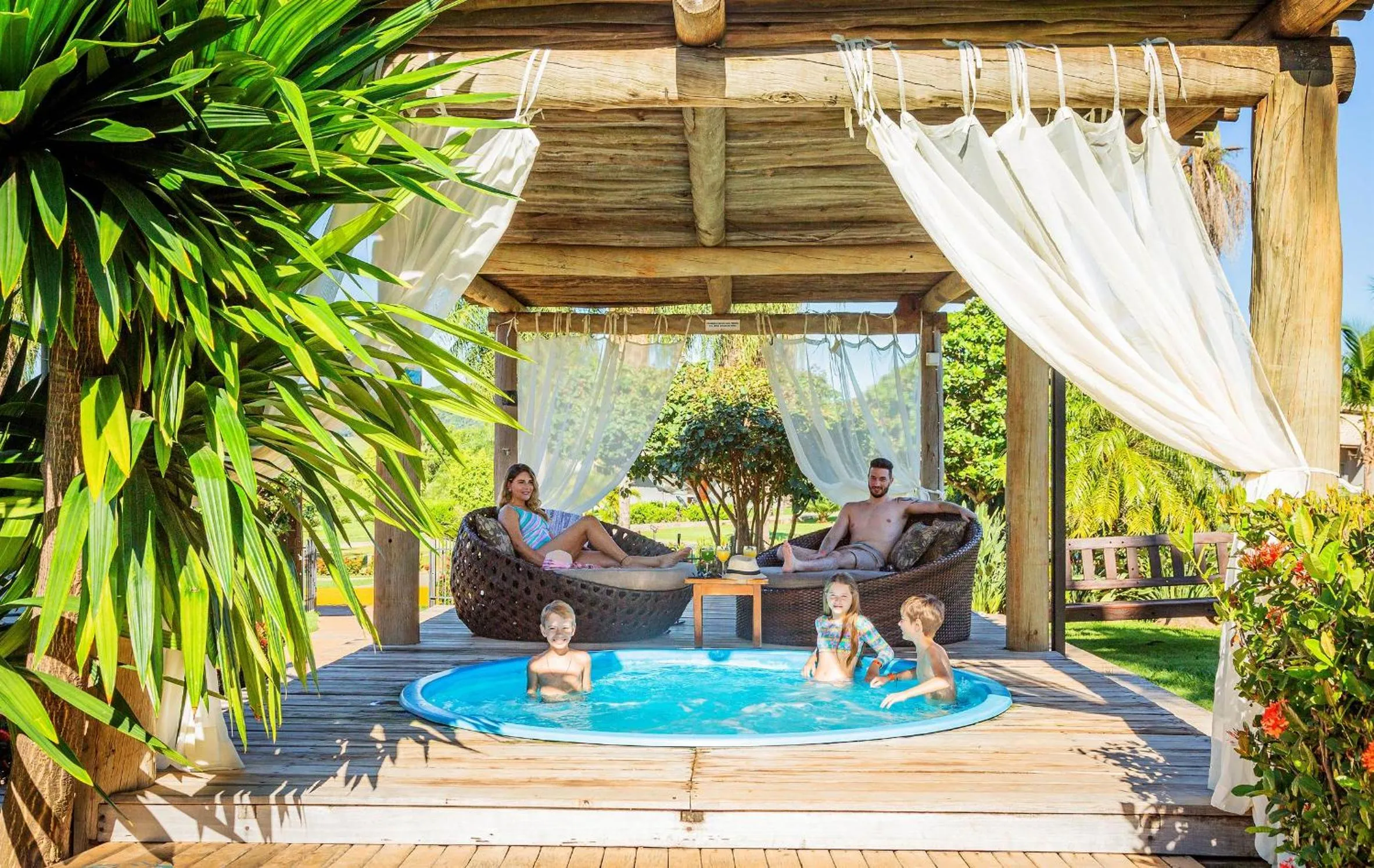 Hot Tub in Zagaia Eco Resort