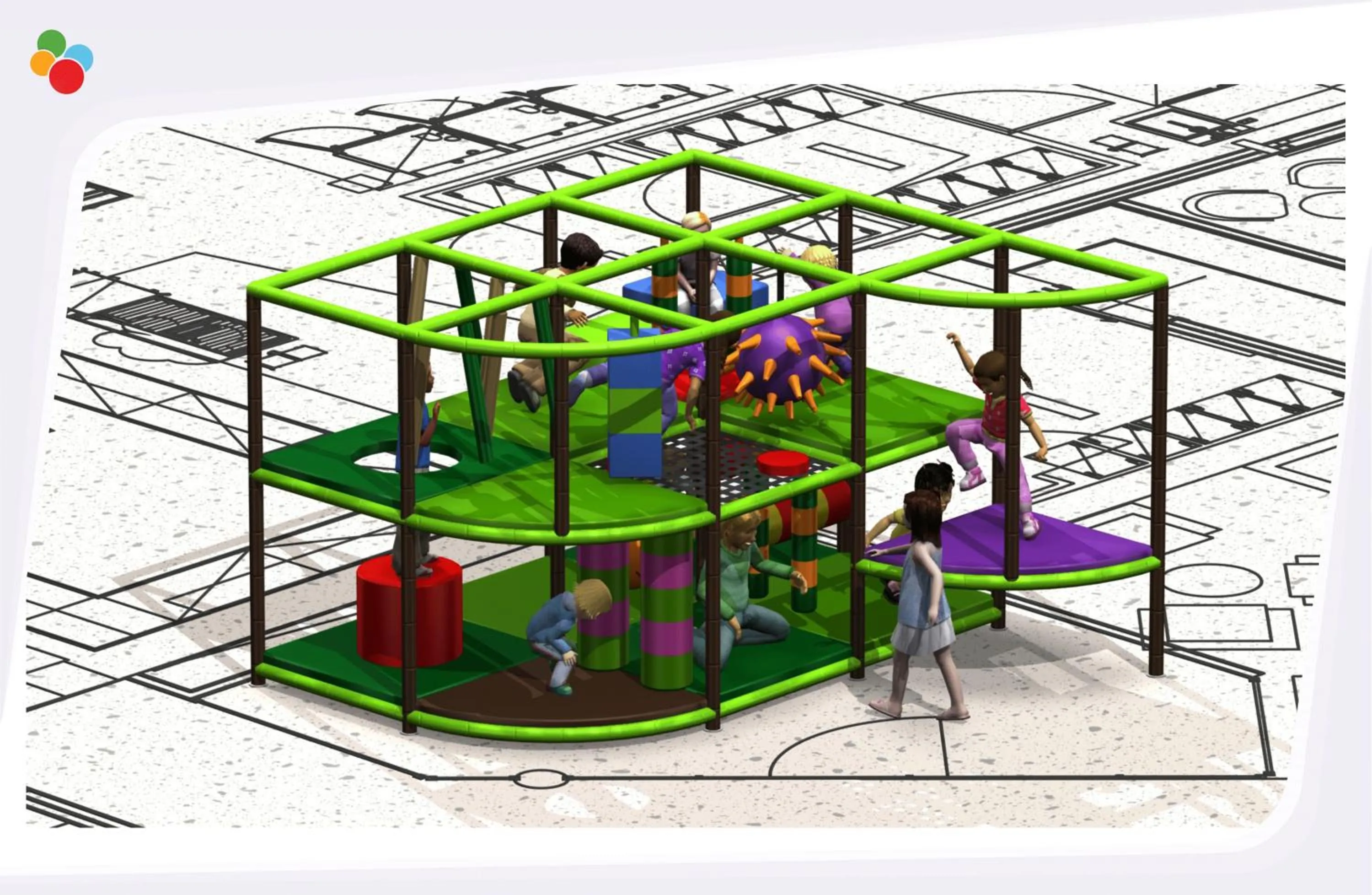 Children play ground in PACHMAIR 1453 apart resort