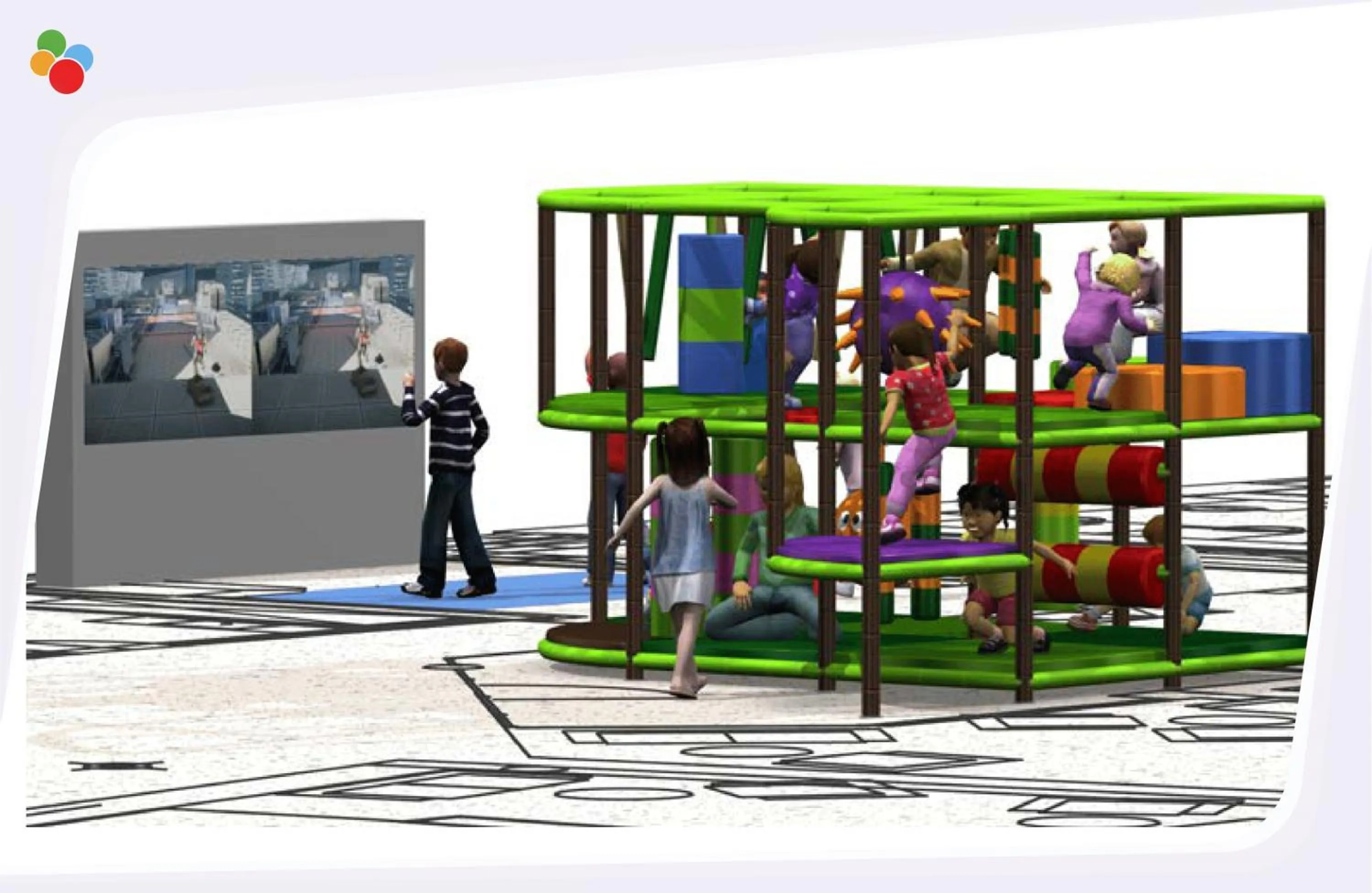 Children play ground in PACHMAIR 1453 apart resort