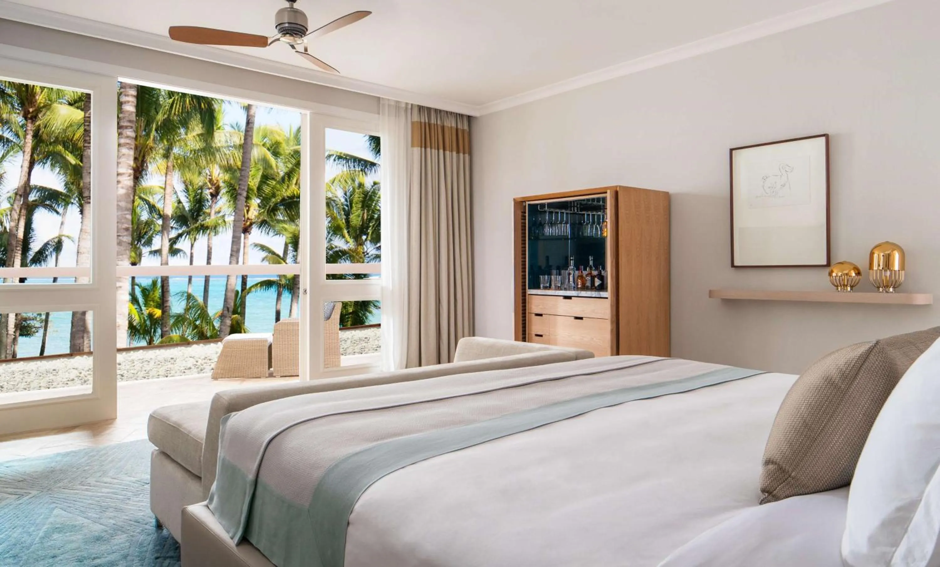 Bed in One&Only Le Saint Géran, Mauritius