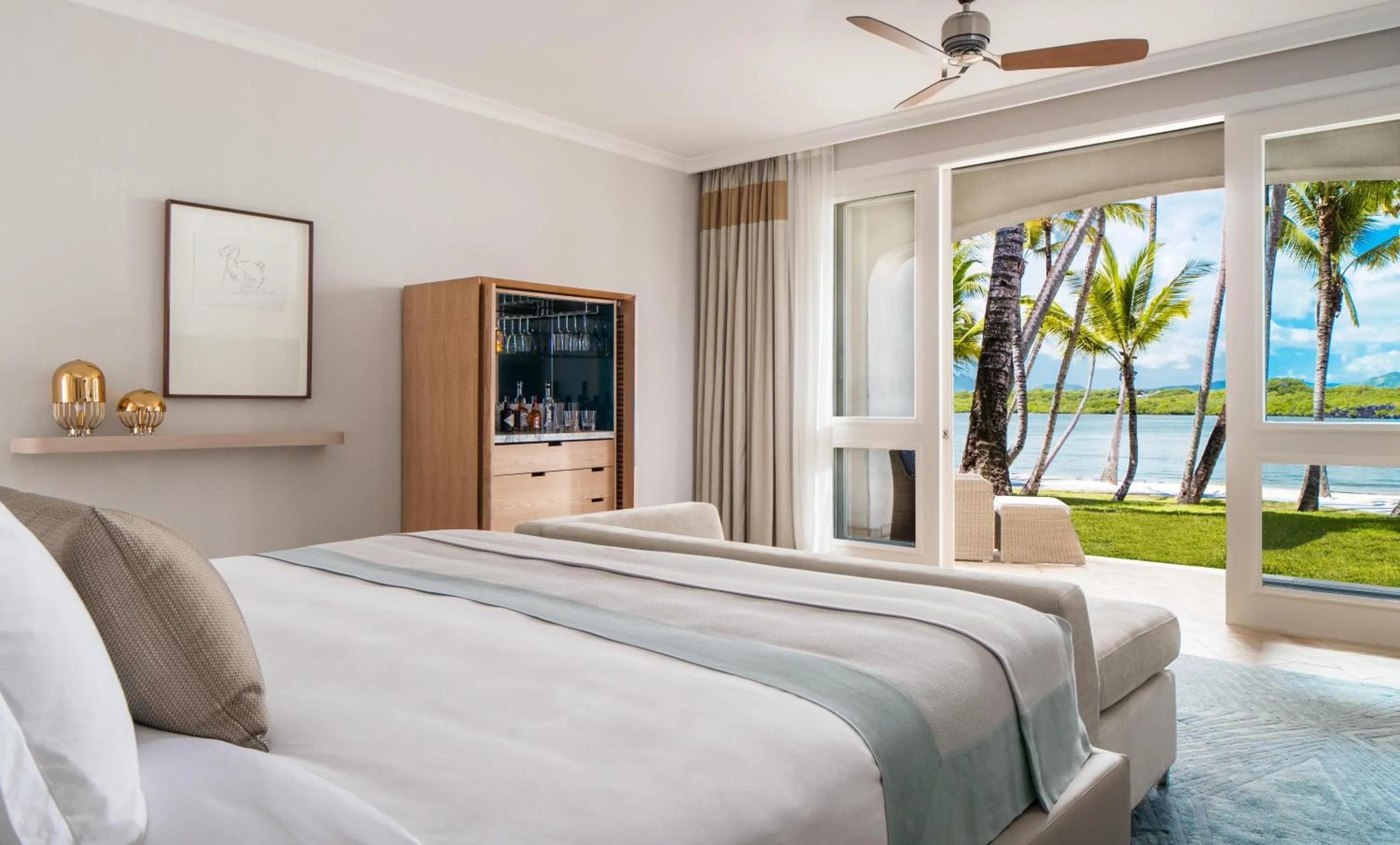 Bed in One&Only Le Saint Géran, Mauritius