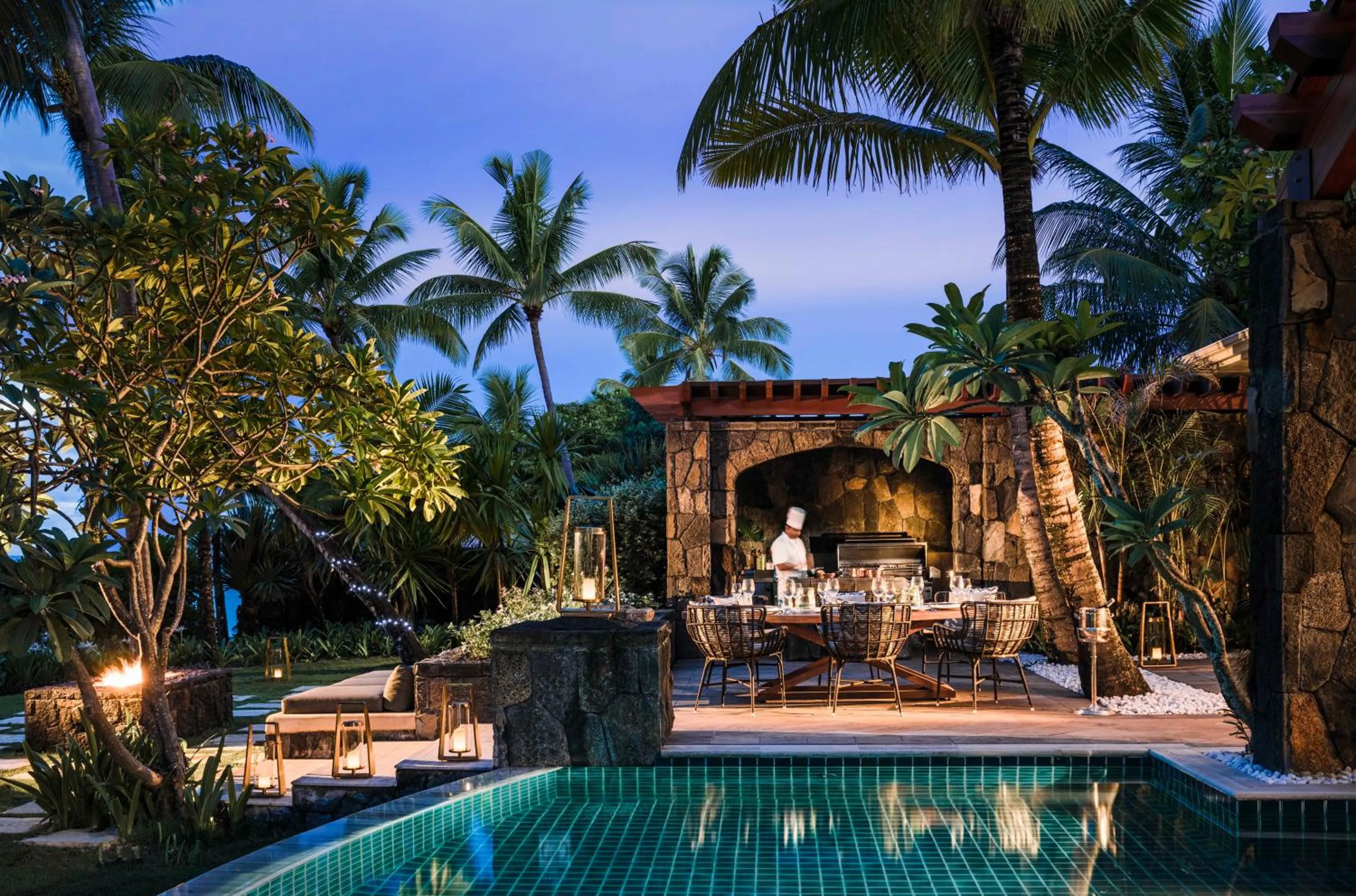 Seating area in One&Only Le Saint Géran, Mauritius