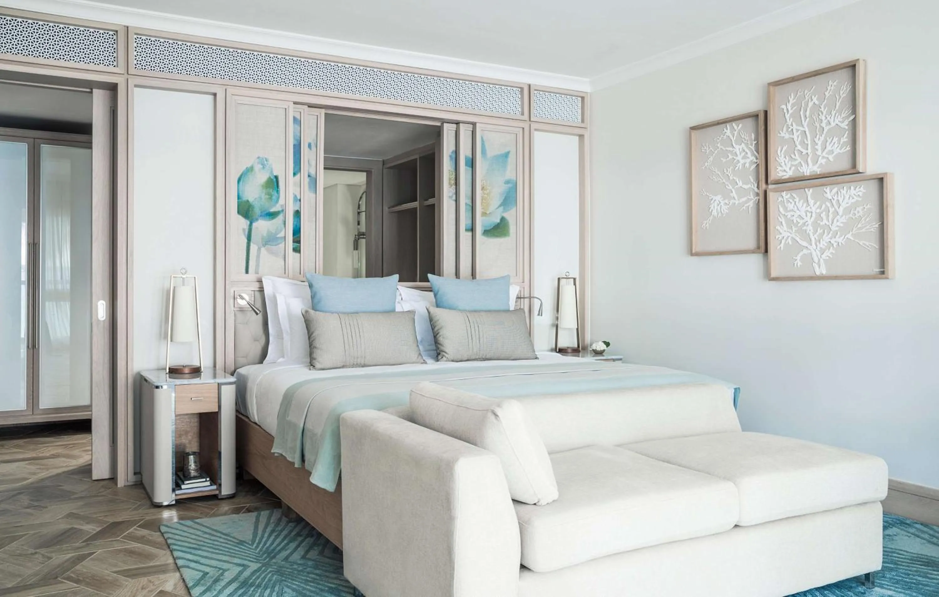 Bedroom, Bed in One&Only Le Saint Géran, Mauritius