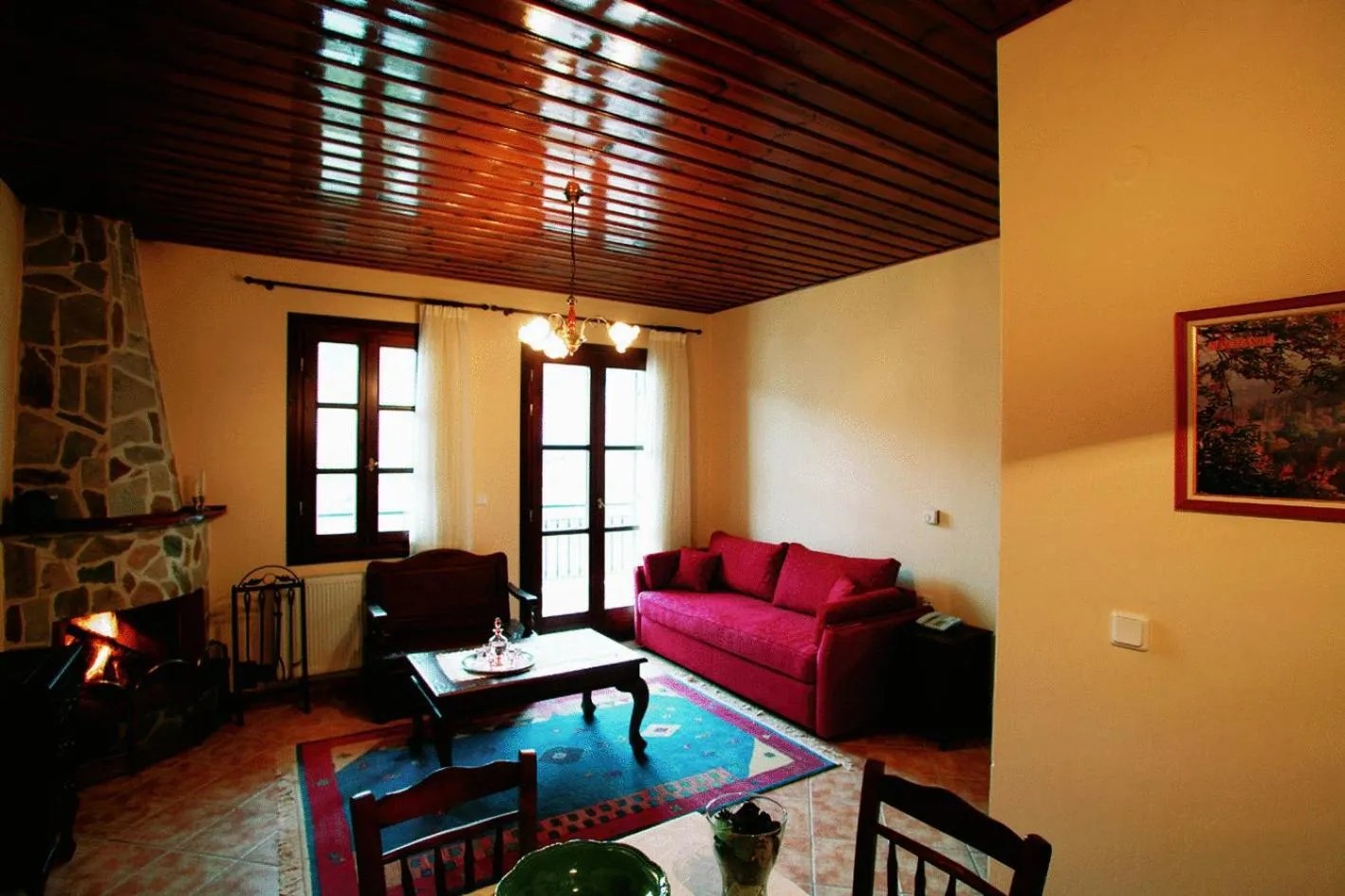 Lounge or bar in Villa Kastanodasos