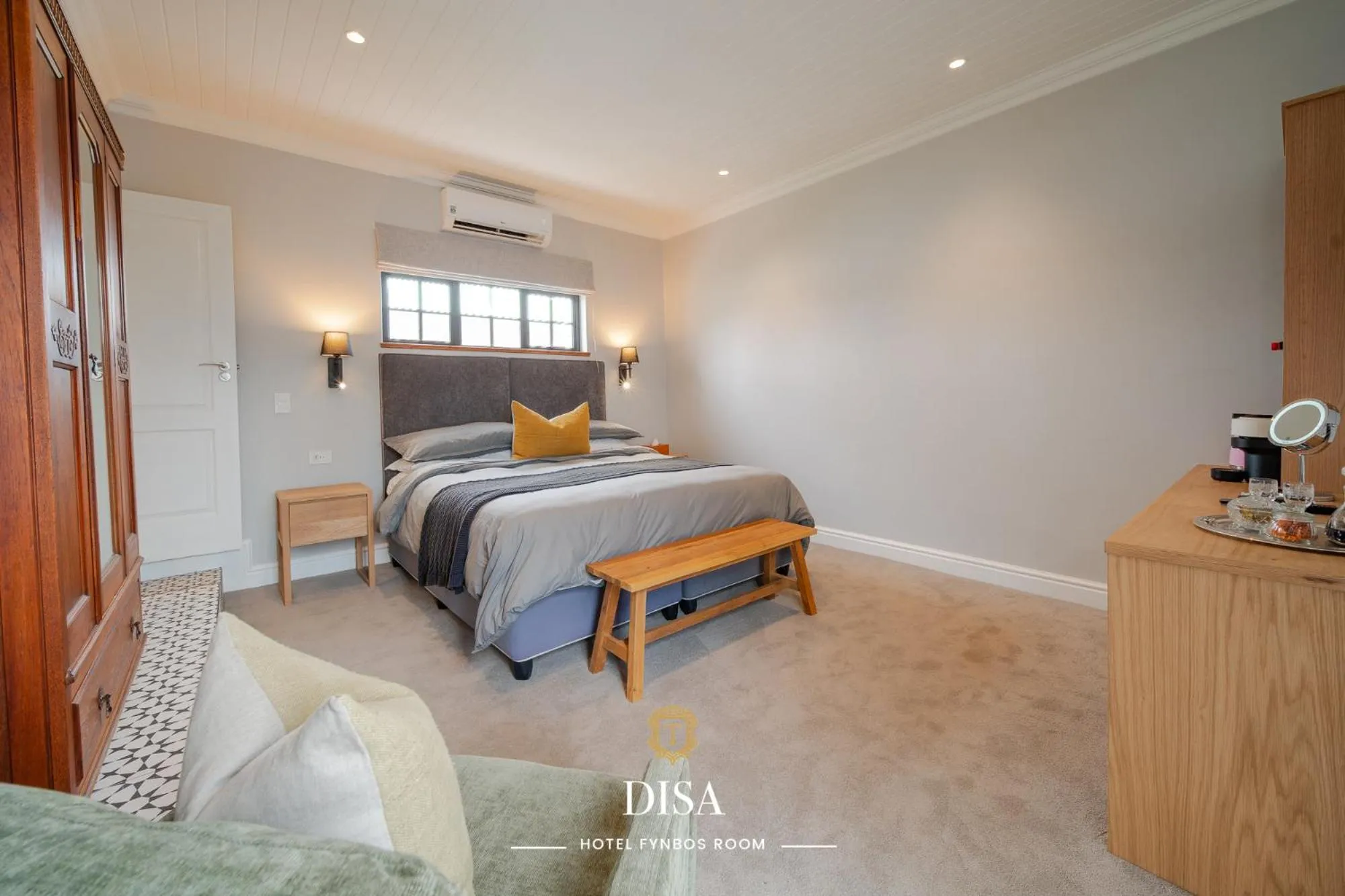 Bed in Tulbagh Boutique Heritage Hotel