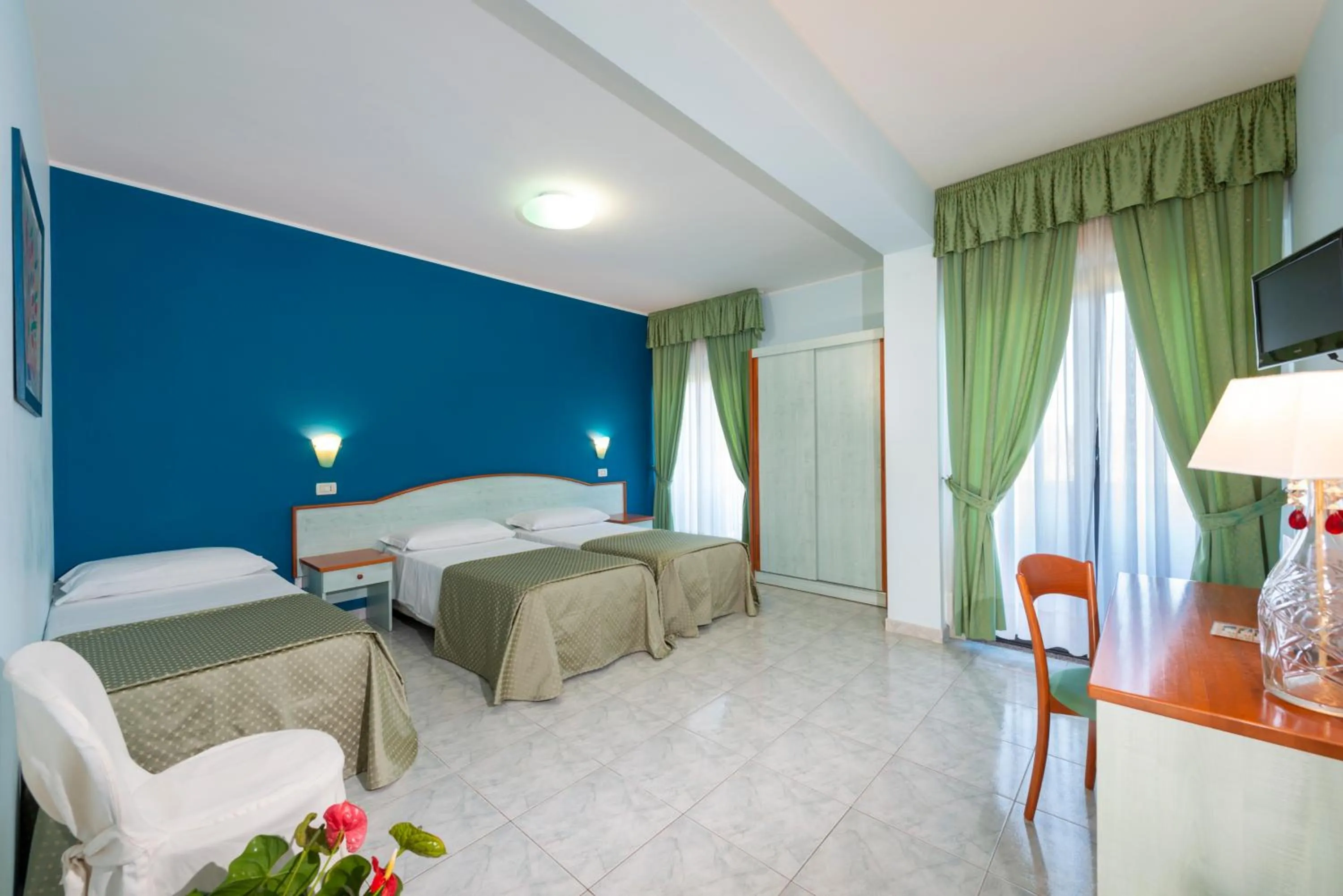 Bed in Atlantis Palace Hotel