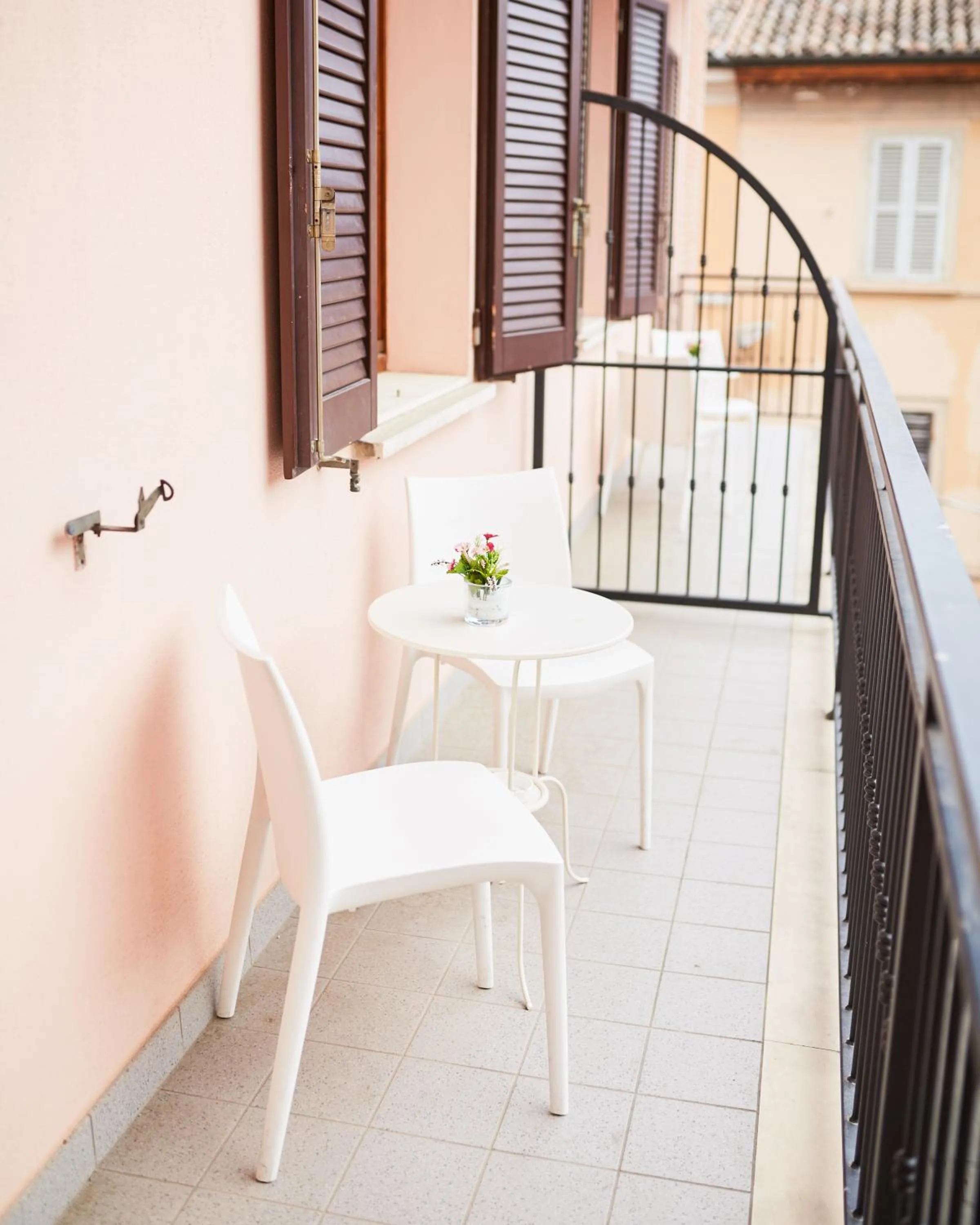 Balcony/Terrace in Albergo La Rocca
