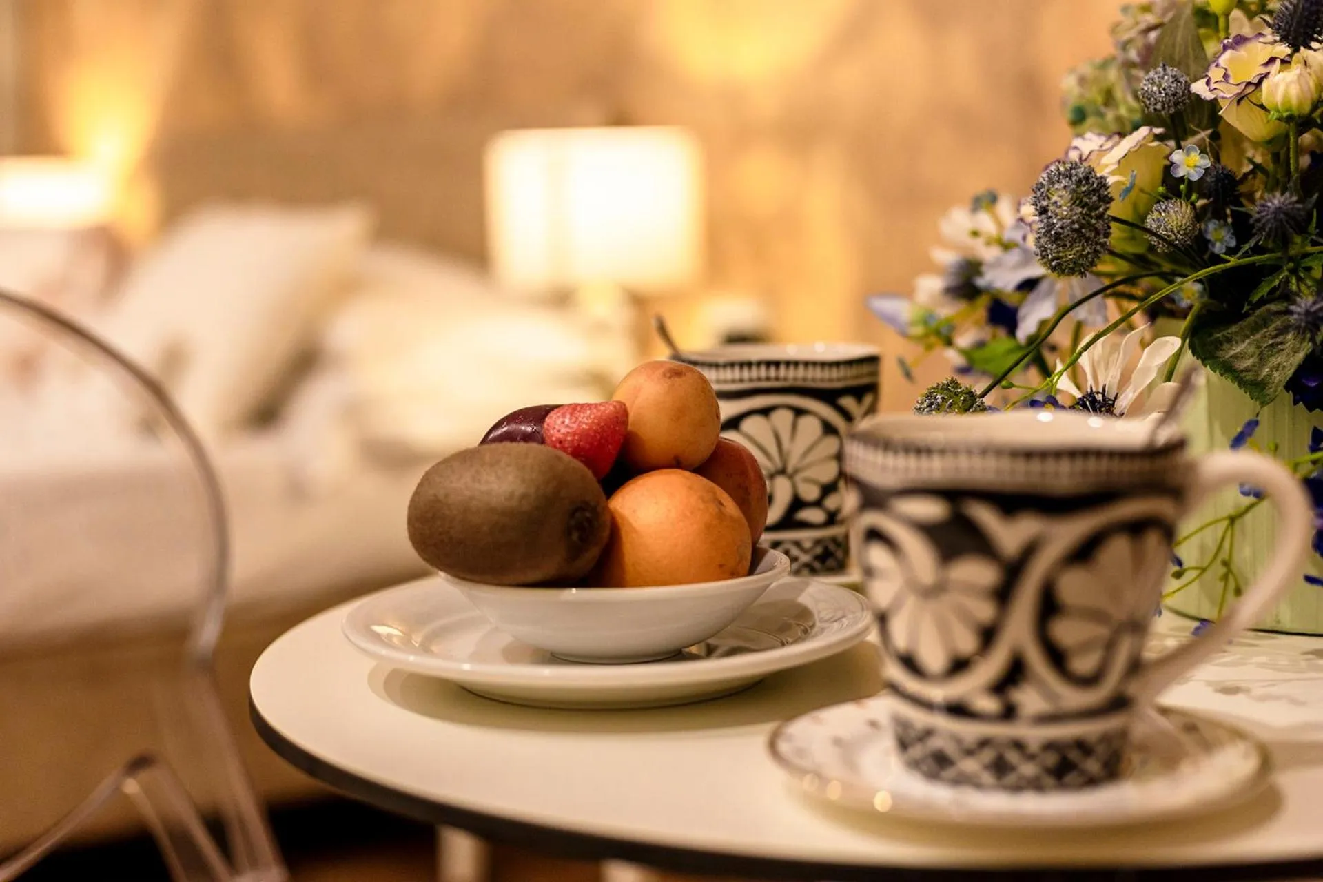 Decorative detail in Albergo La Rocca