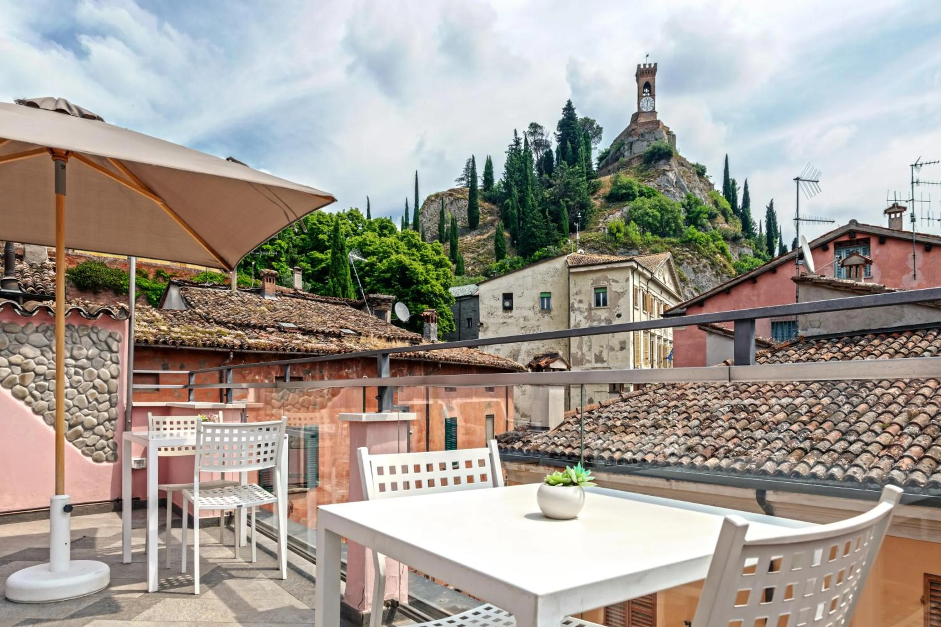 City view in Albergo La Rocca