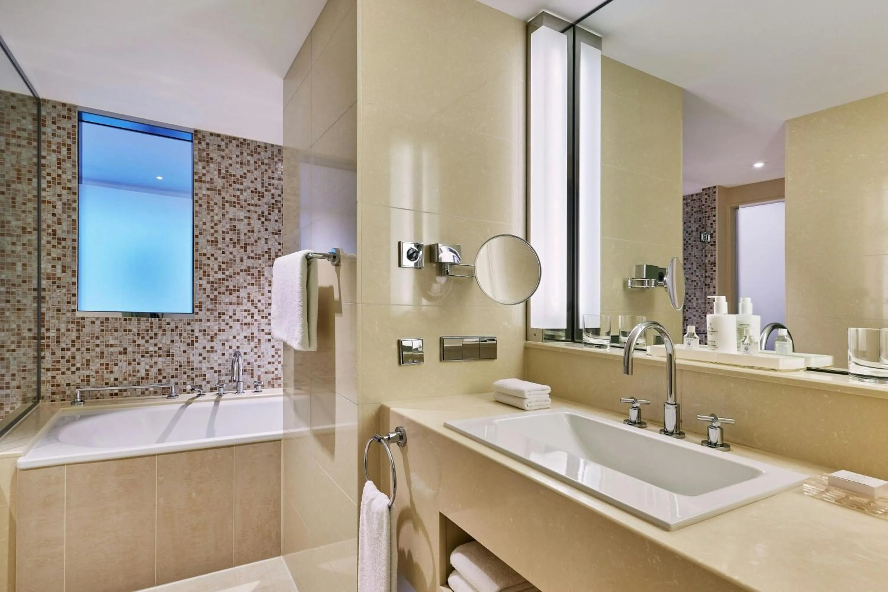 Bathroom in JW Marriott Hotel Frankfurt