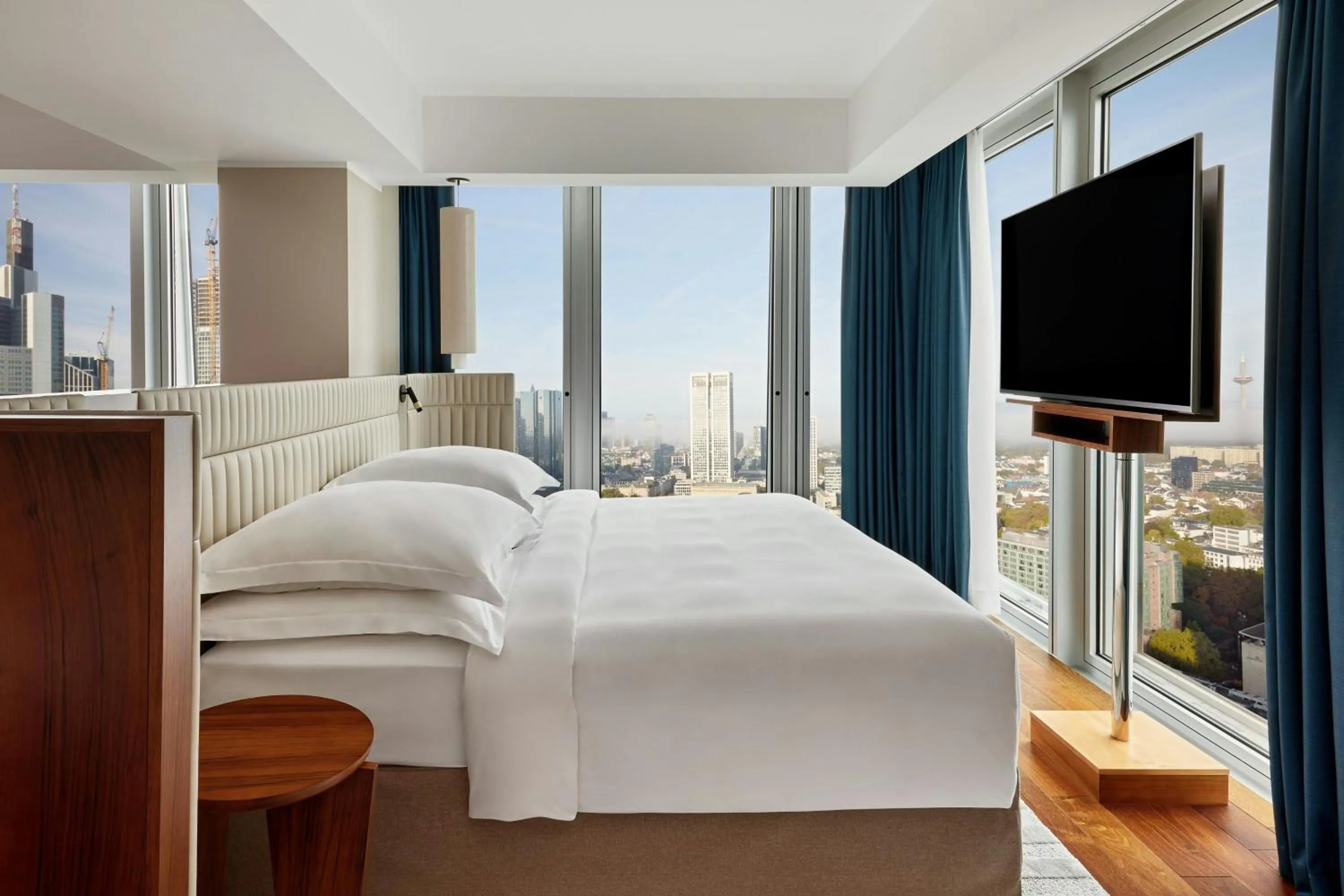 Bedroom, Bed in JW Marriott Hotel Frankfurt