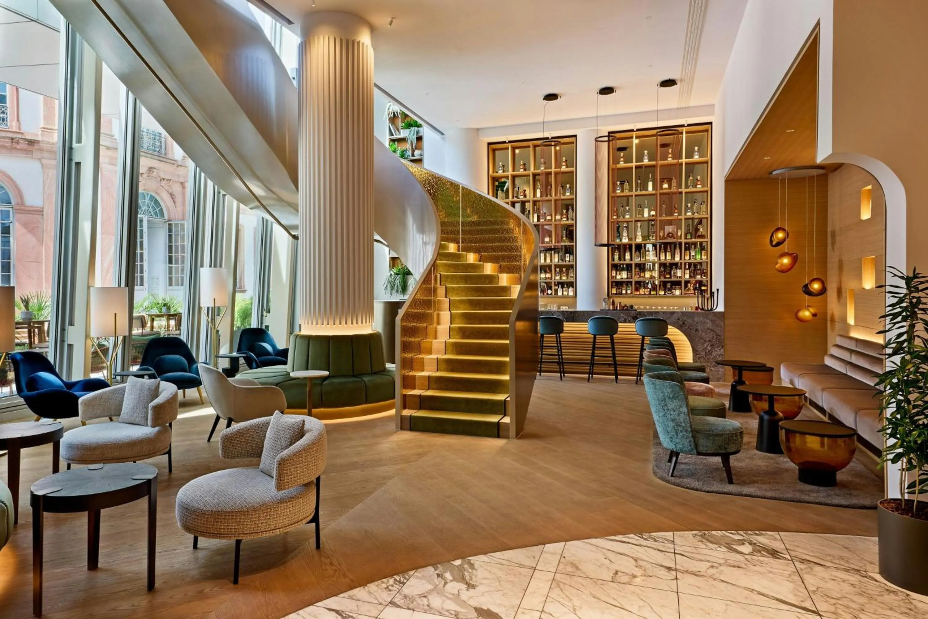 Lounge or bar in JW Marriott Hotel Frankfurt