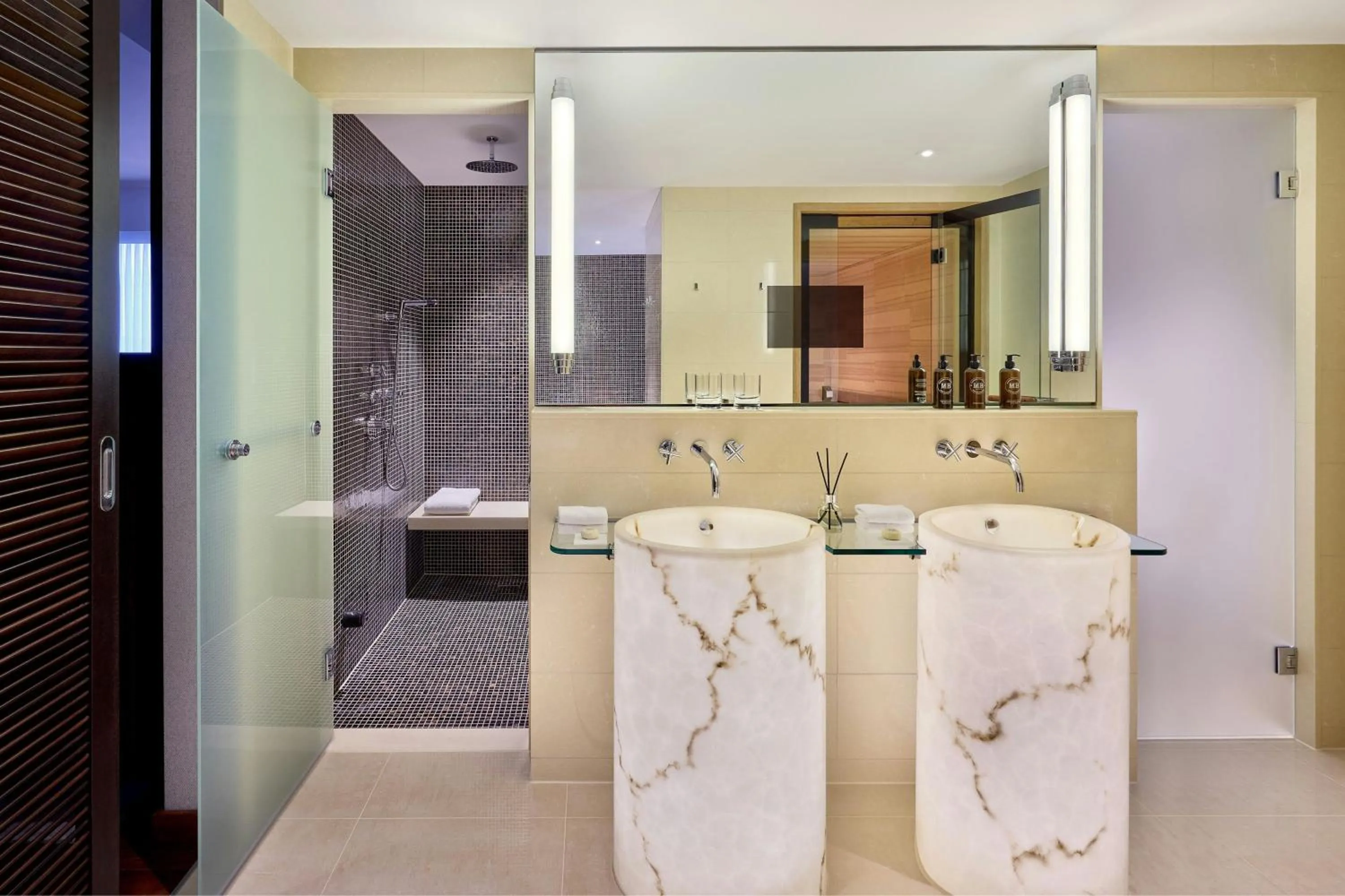 Bathroom in JW Marriott Hotel Frankfurt