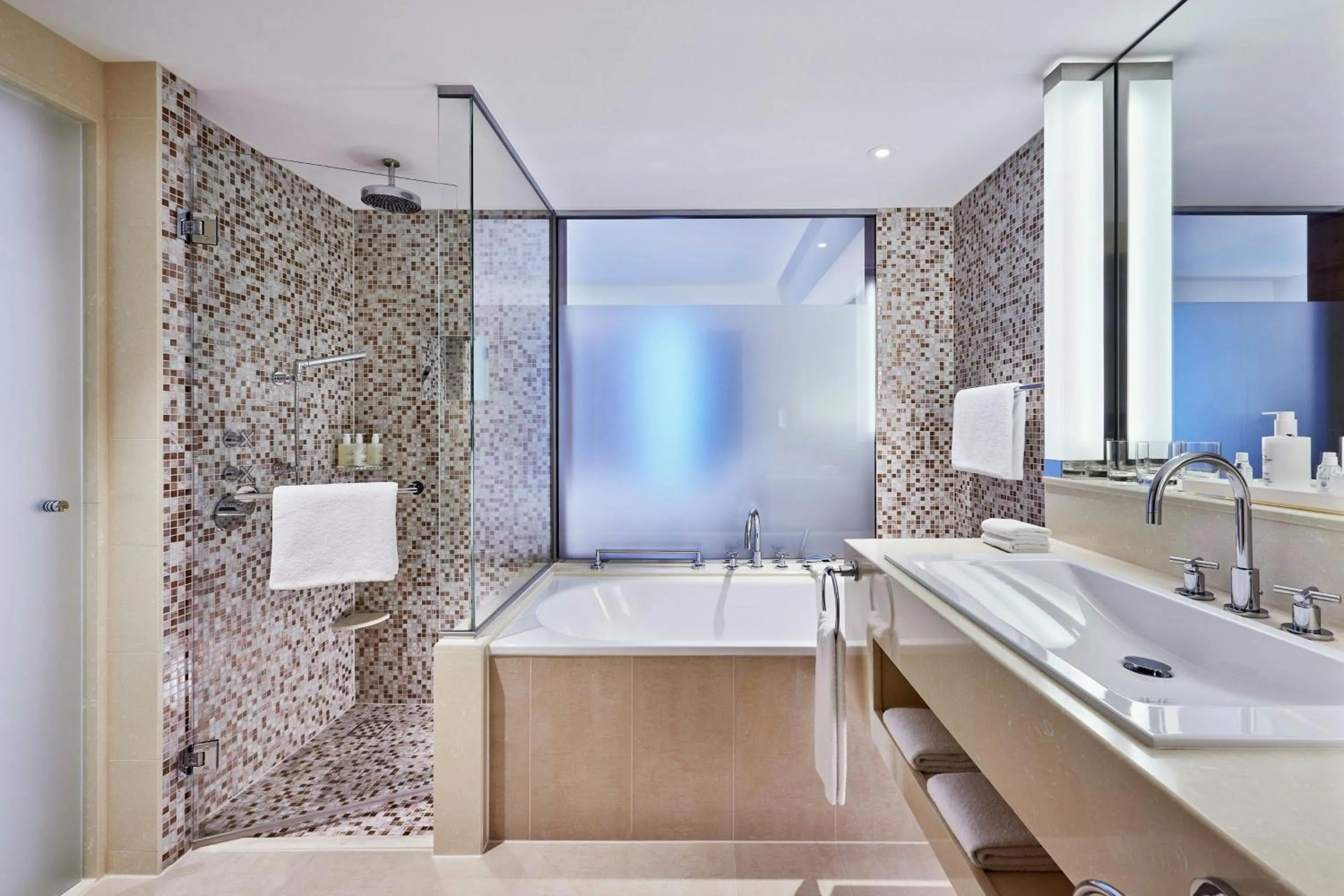 Bathroom in JW Marriott Hotel Frankfurt