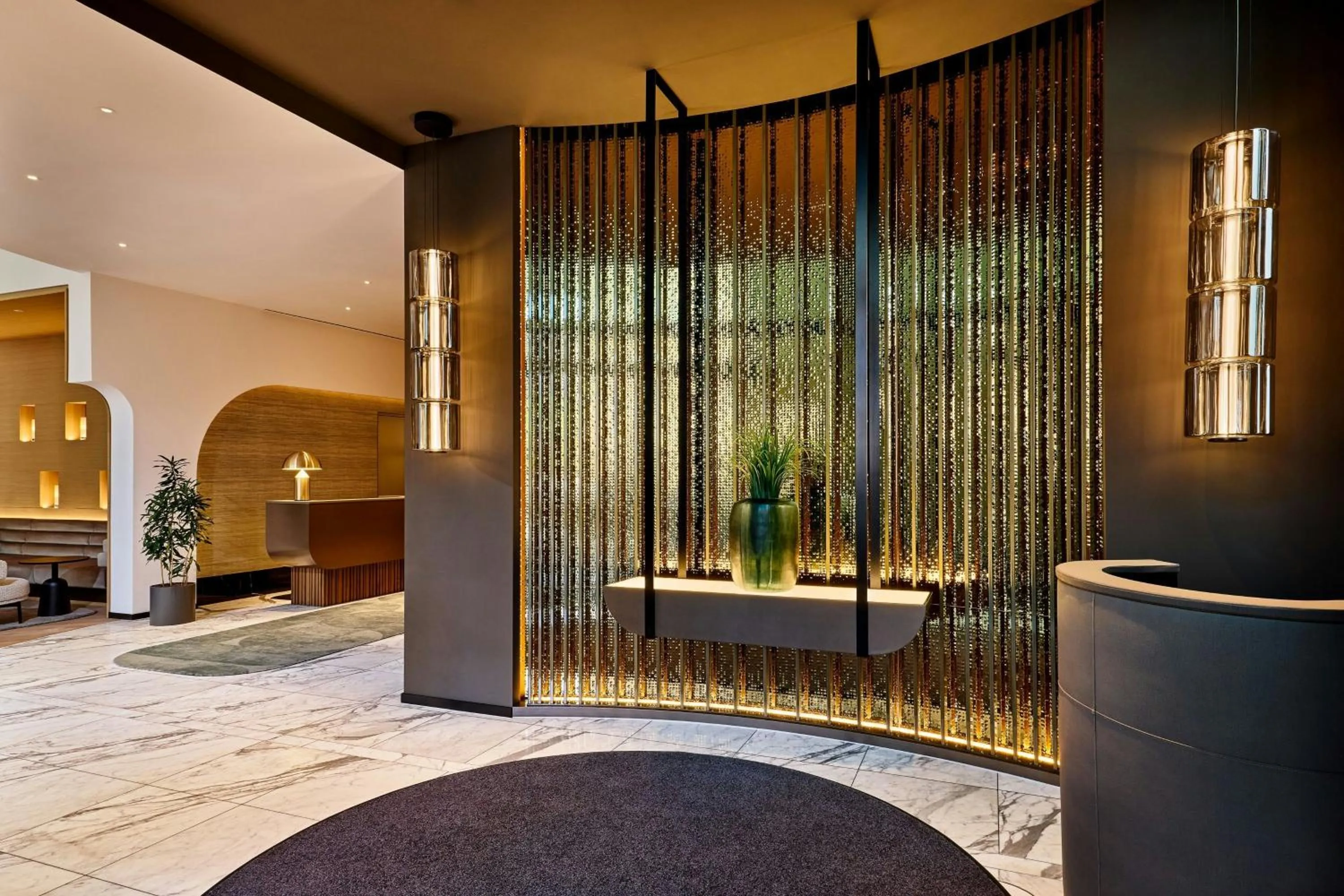 Lobby or reception in JW Marriott Hotel Frankfurt