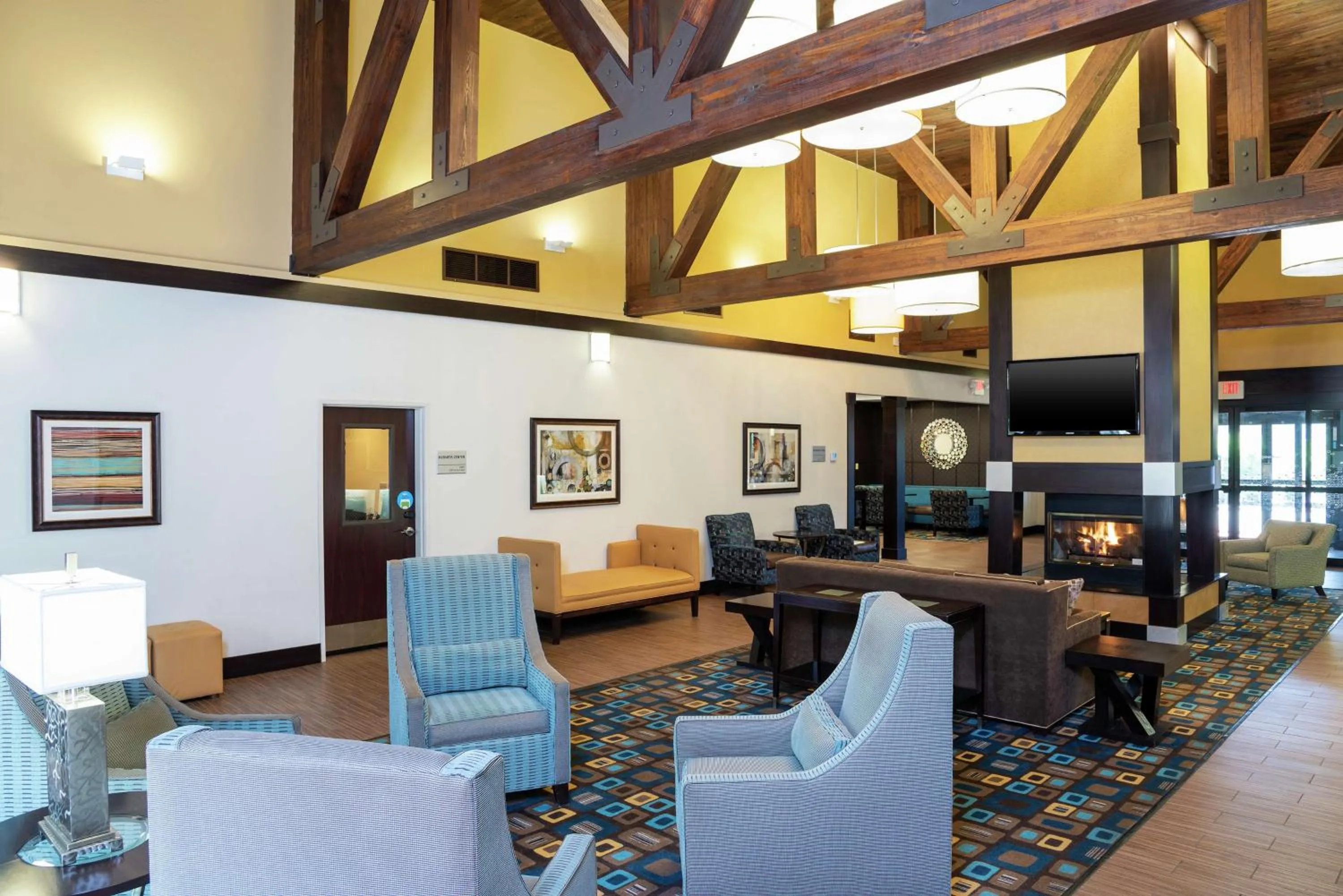 Lobby or reception in Hampton Inn & Suites Cleveland-Airport/Middleburg Heights