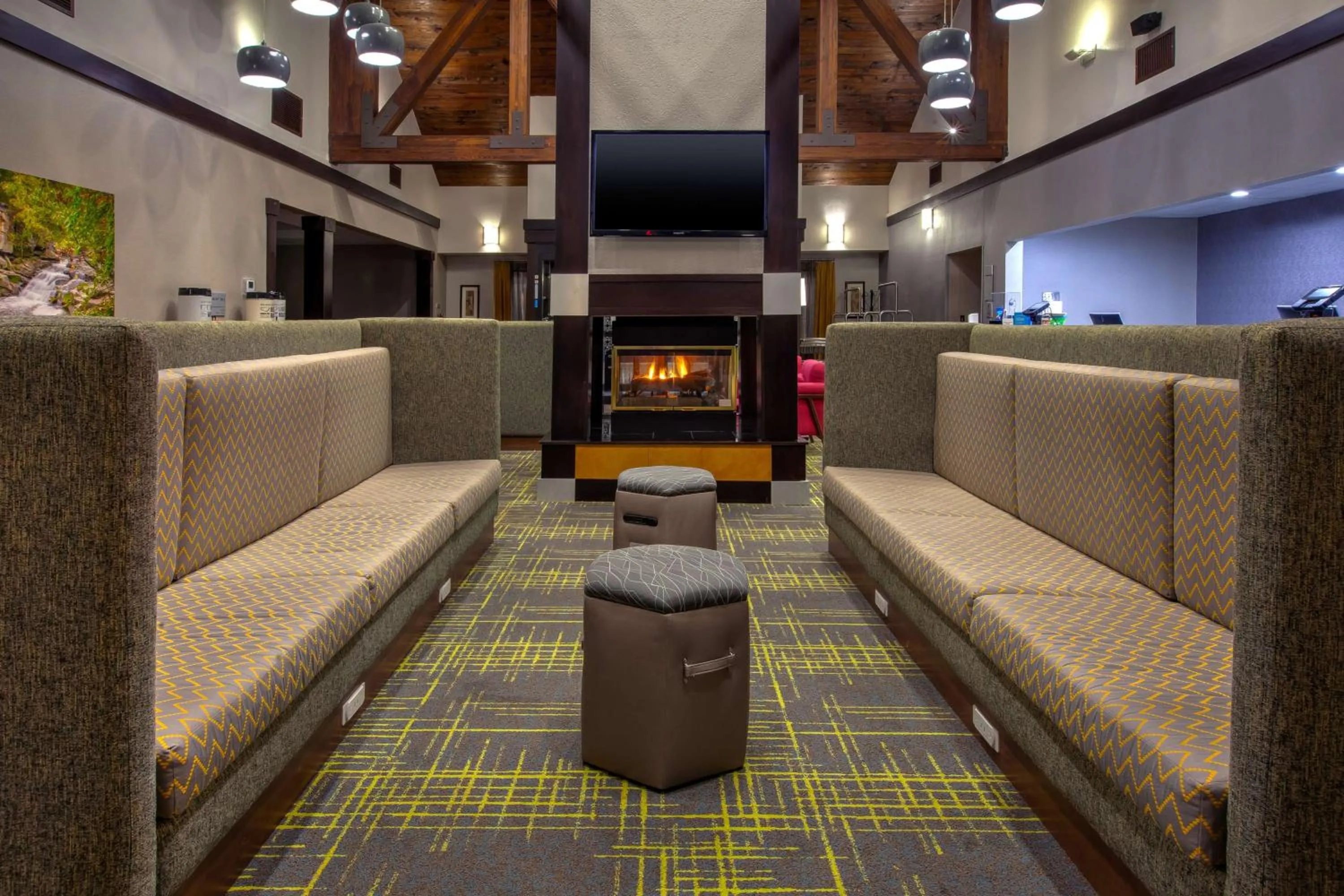 Lobby or reception in Hampton Inn & Suites Cleveland-Airport/Middleburg Heights