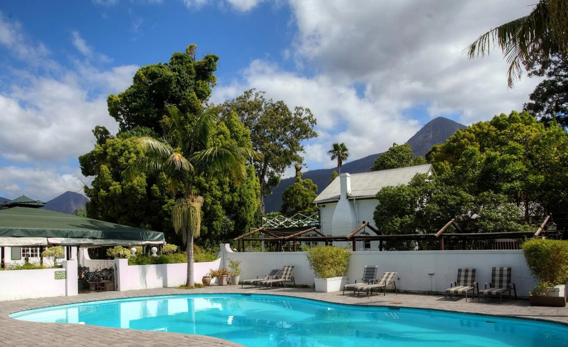 Pool view in Tsitsikamma Village Inn