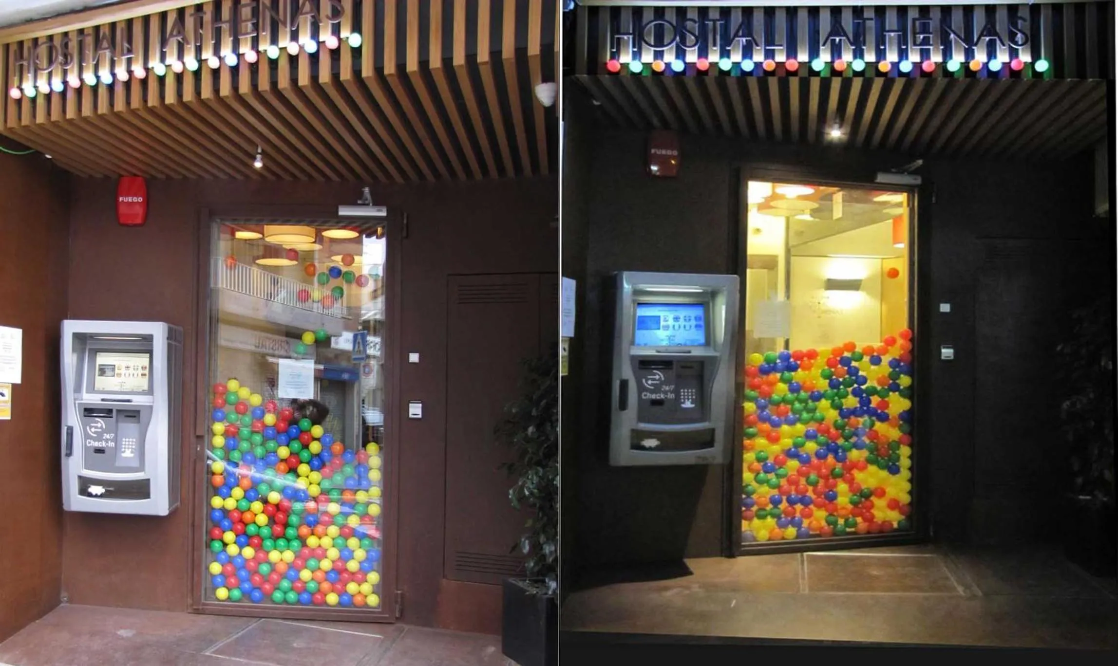 Lobby or reception in Hostal Athenas