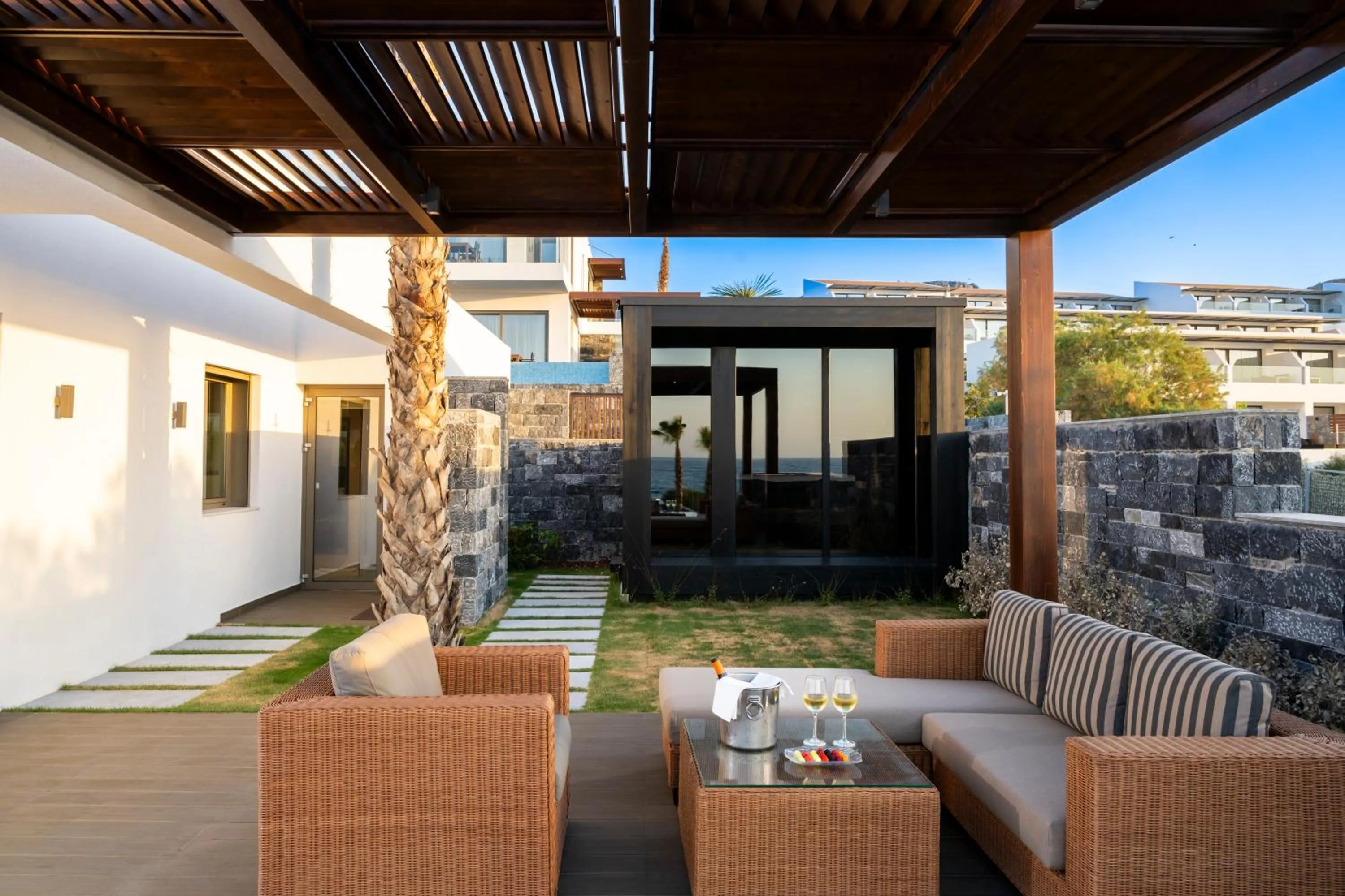 Balcony/Terrace in Nana Princess Suites Villas & Spa