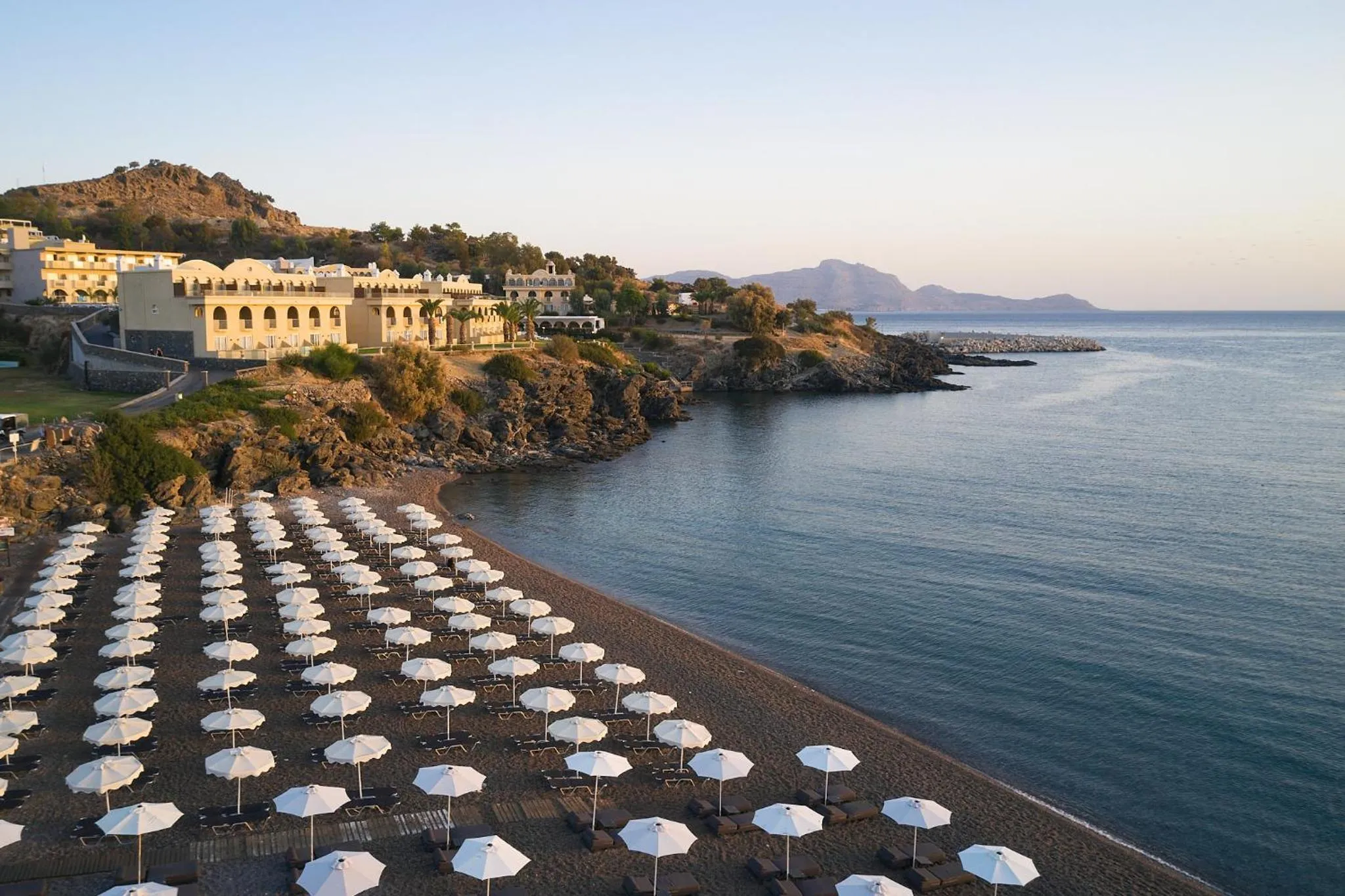 Beach in Lindos Royal Resort