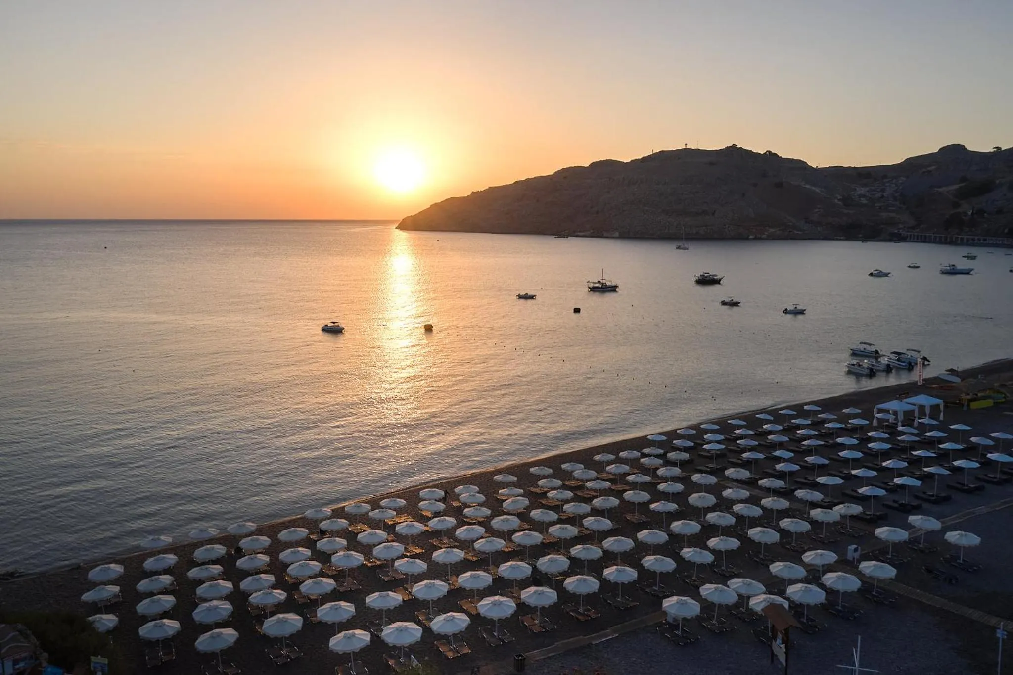 Beach in Lindos Royal Resort