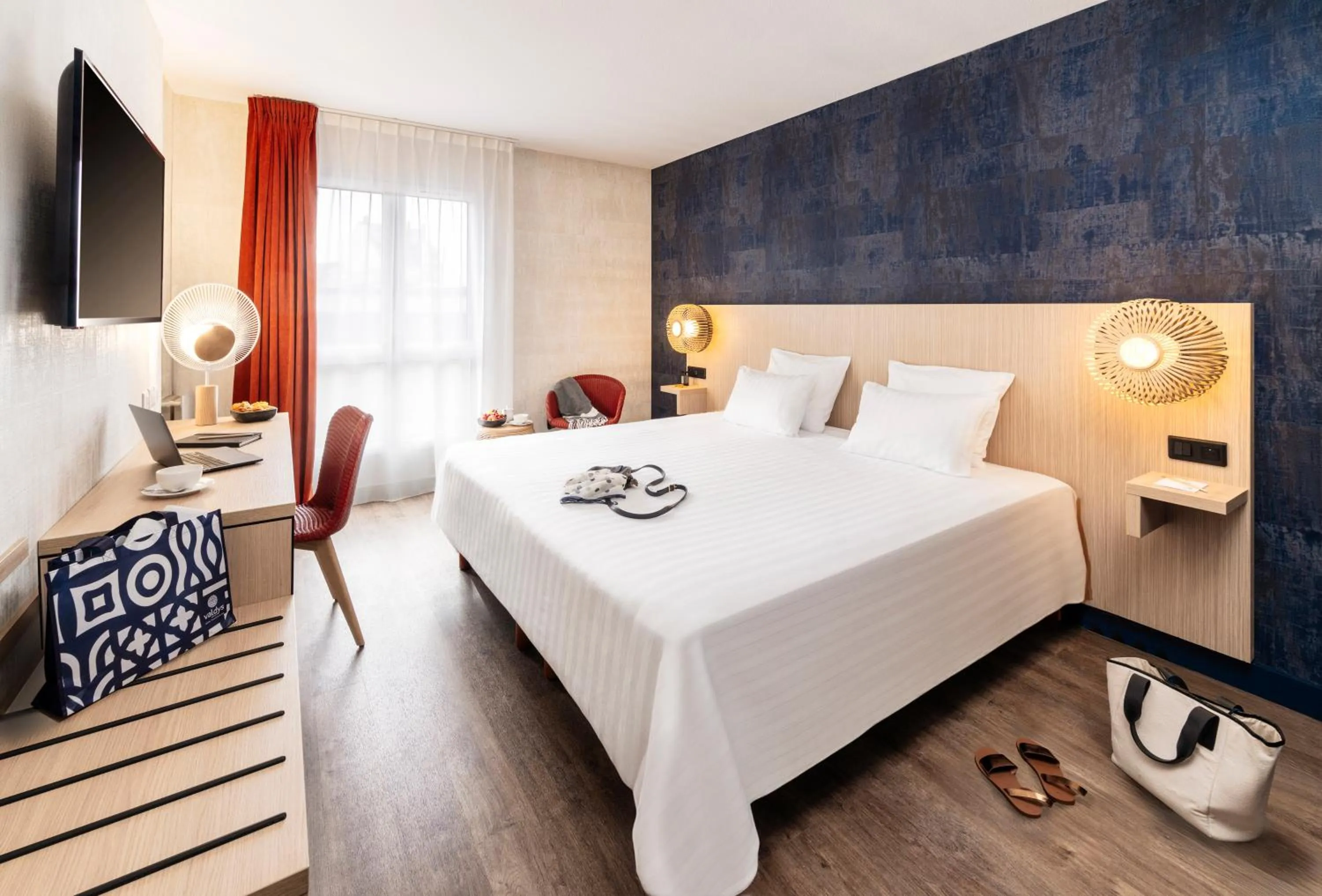 Bed in Hôtel L'Escale Marine Valdys Resort & SPA