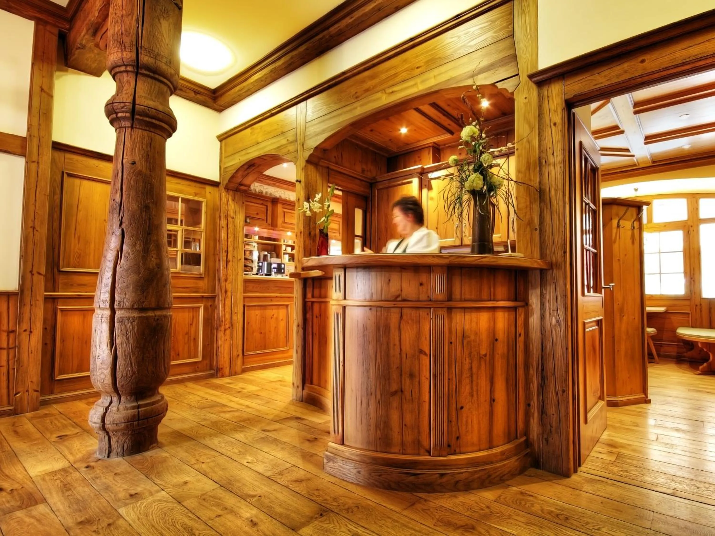 Lobby or reception in Hotel-Gasthof Neumühle