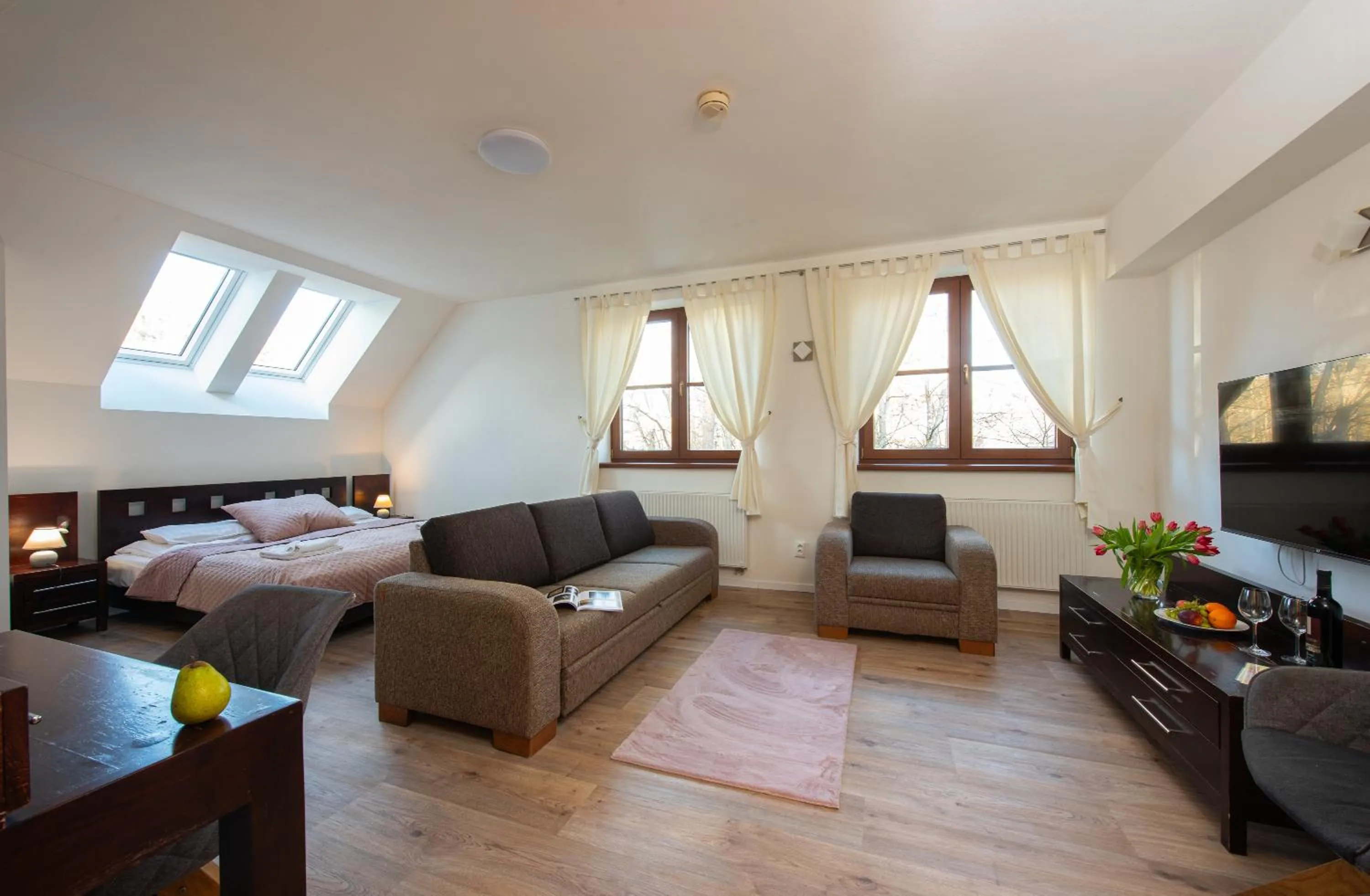 Bed in Hotel Tulipan