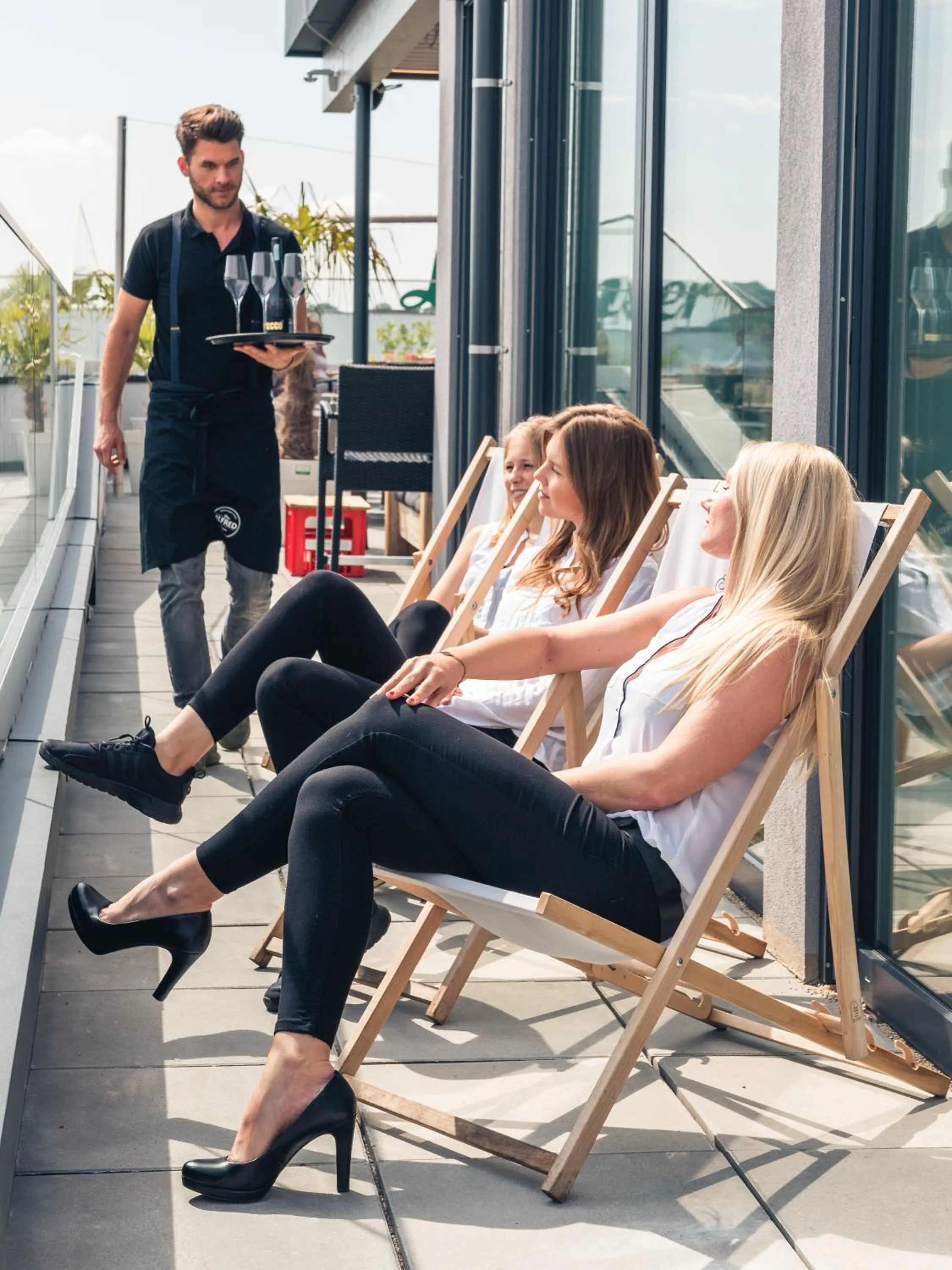 Lounge or bar in Das Alfred