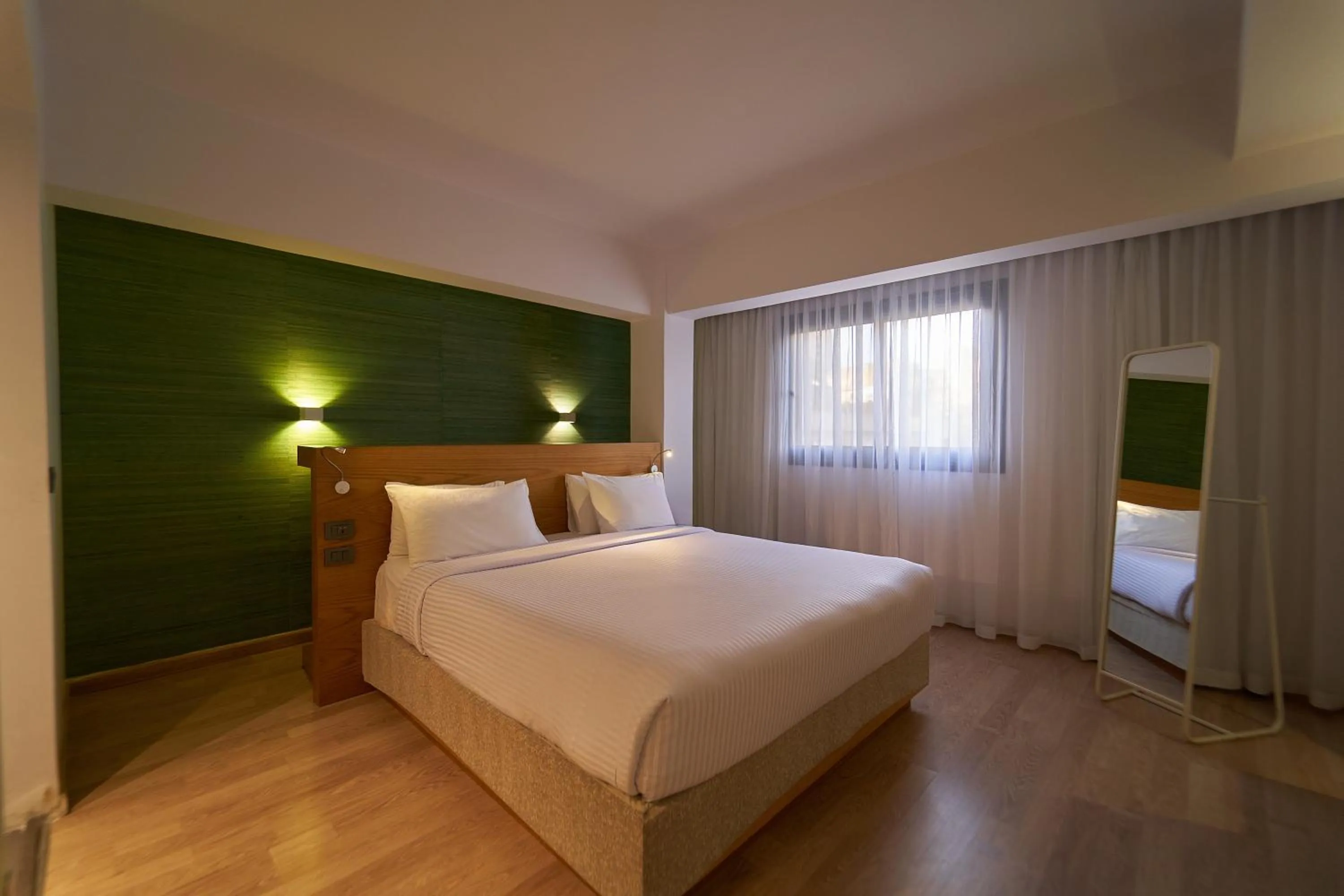 Bed in New President Hotel Cairo