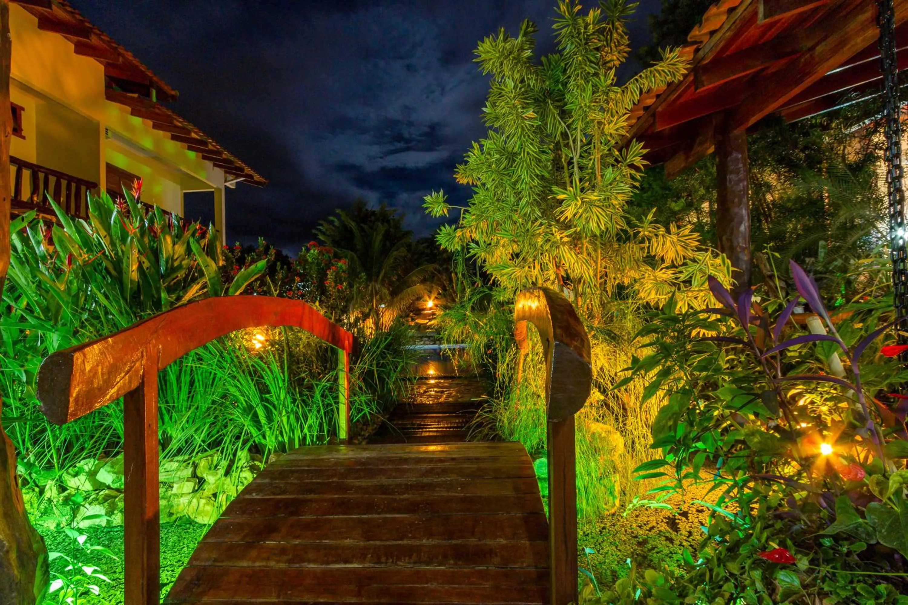 Garden in Pousada Chamamé