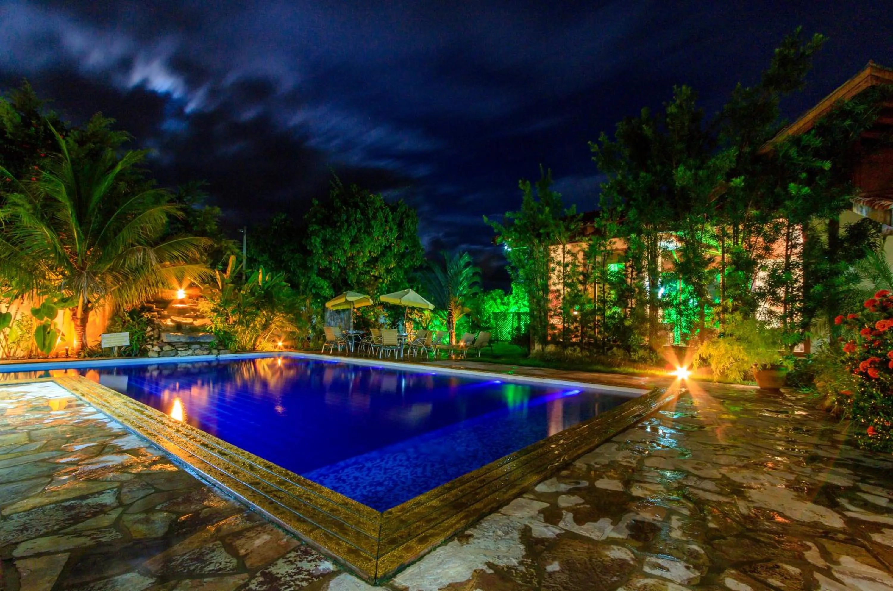 Swimming pool in Pousada Chamamé