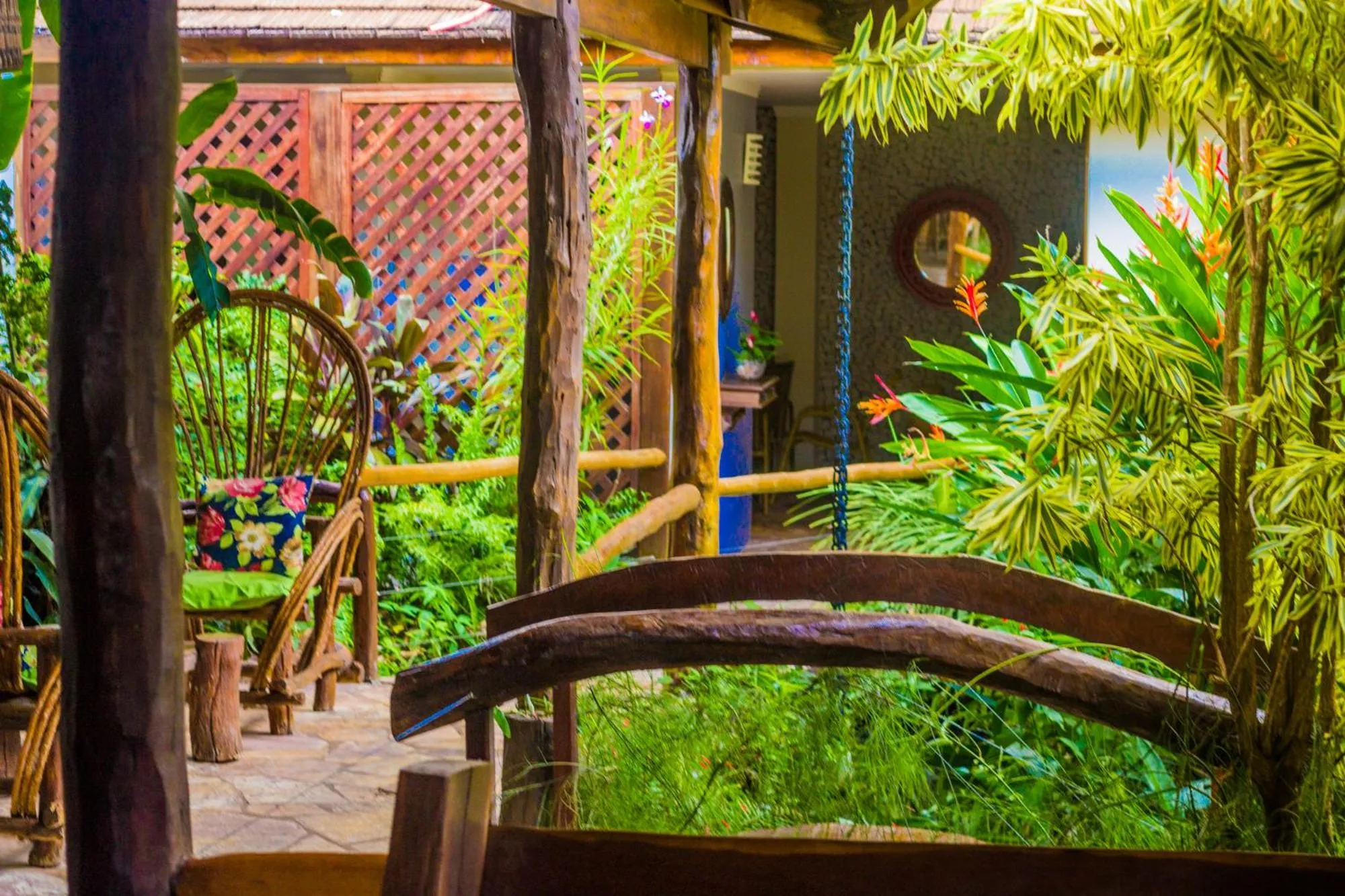 Lobby or reception in Pousada Chamamé