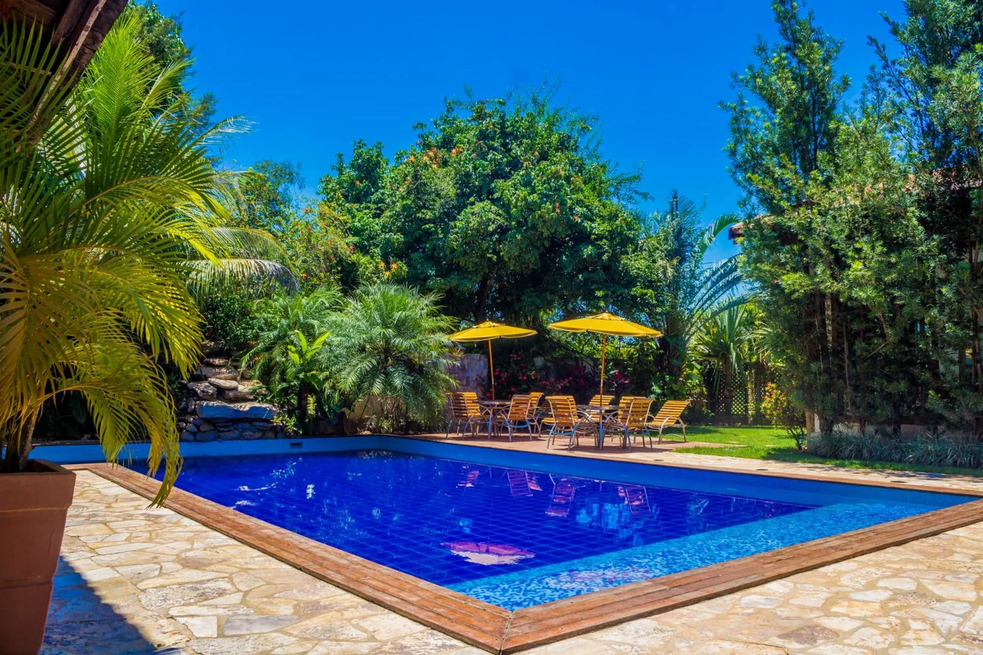 Garden in Pousada Chamamé