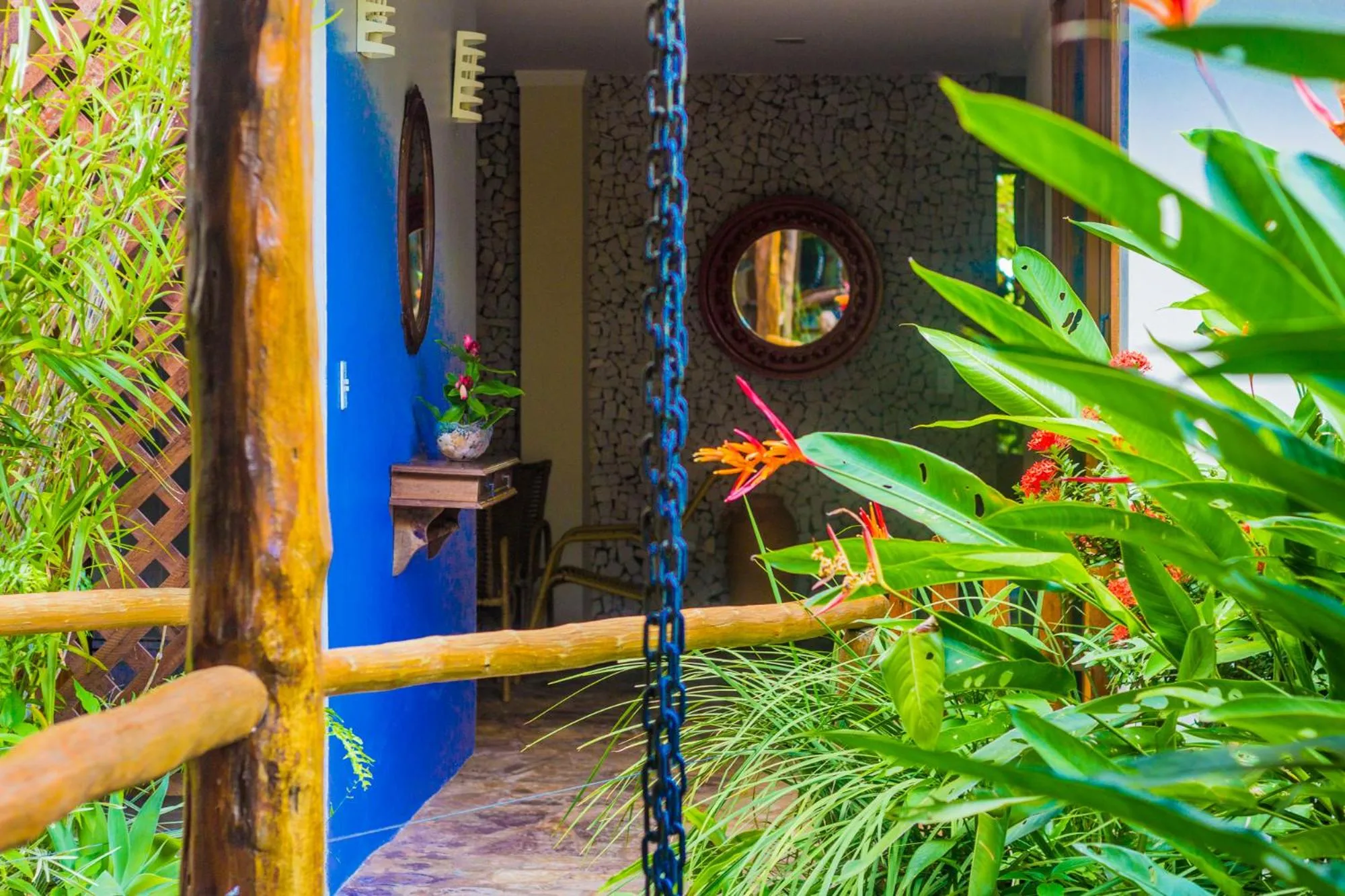 Garden in Pousada Chamamé