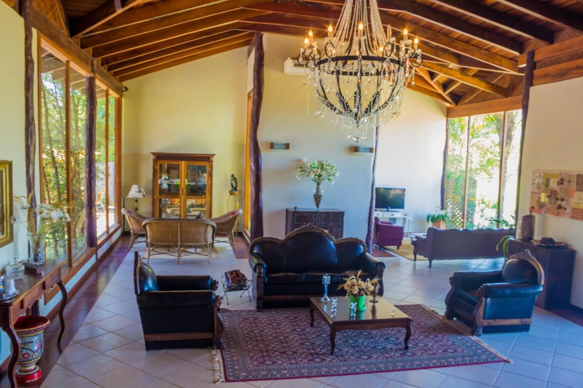 Lobby or reception in Pousada Chamamé