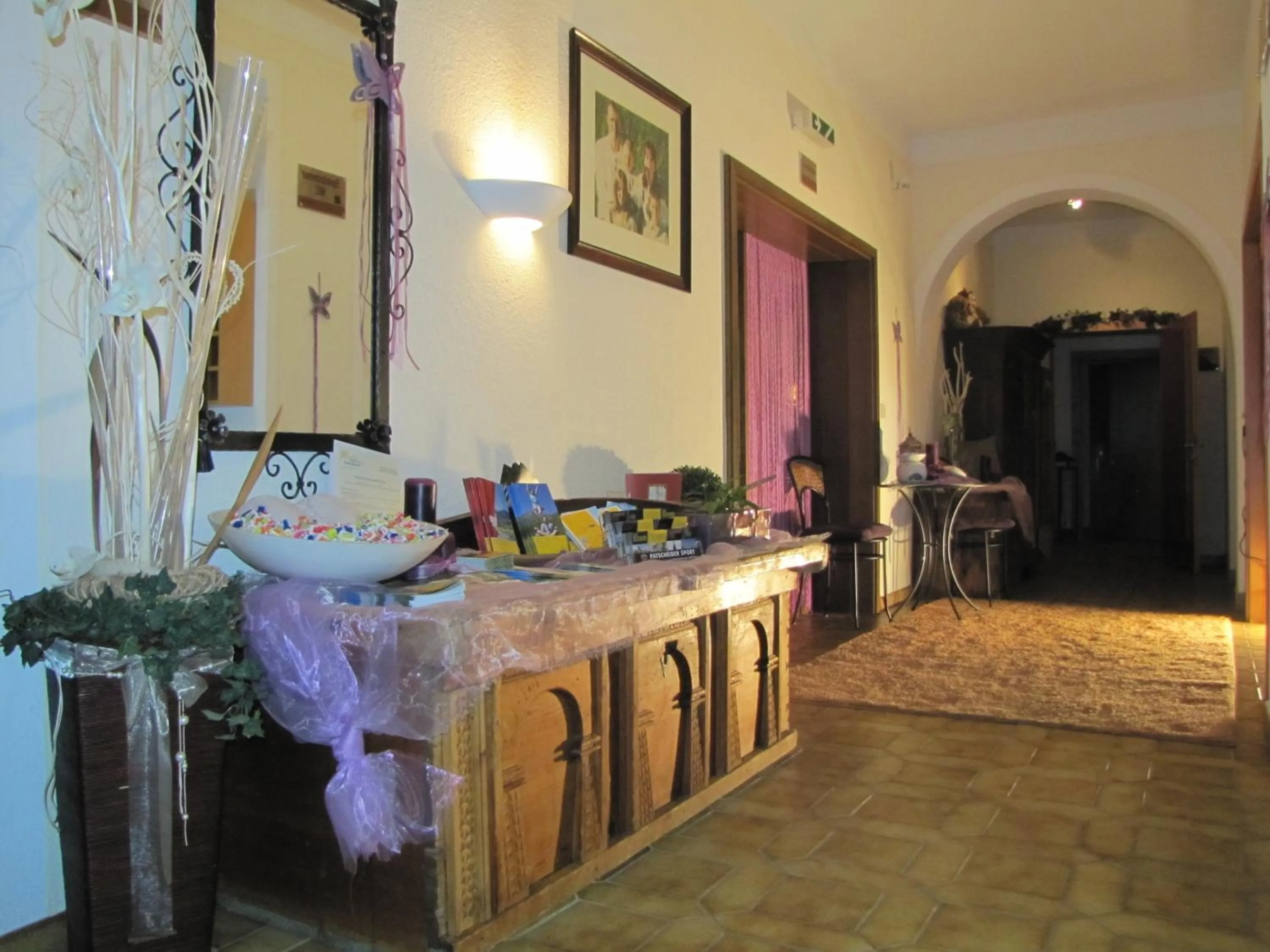 Decorative detail in Hotel Garni Lawens