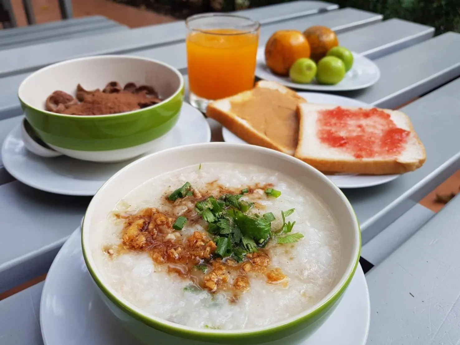 Breakfast in Arantarakiri Resort Khao Yai