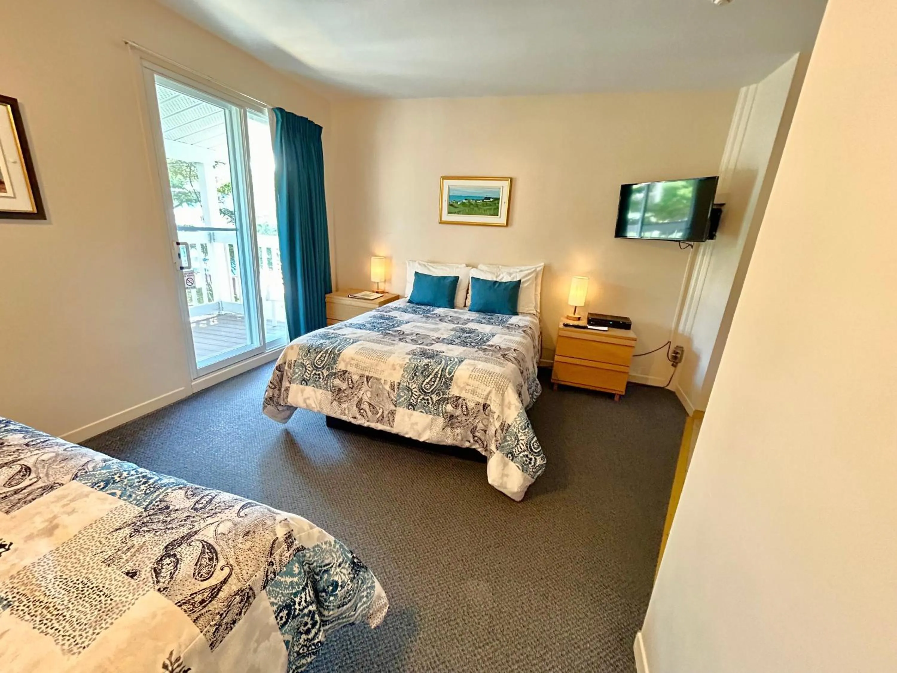 Bed in Motel de l'Anse a l'Eau