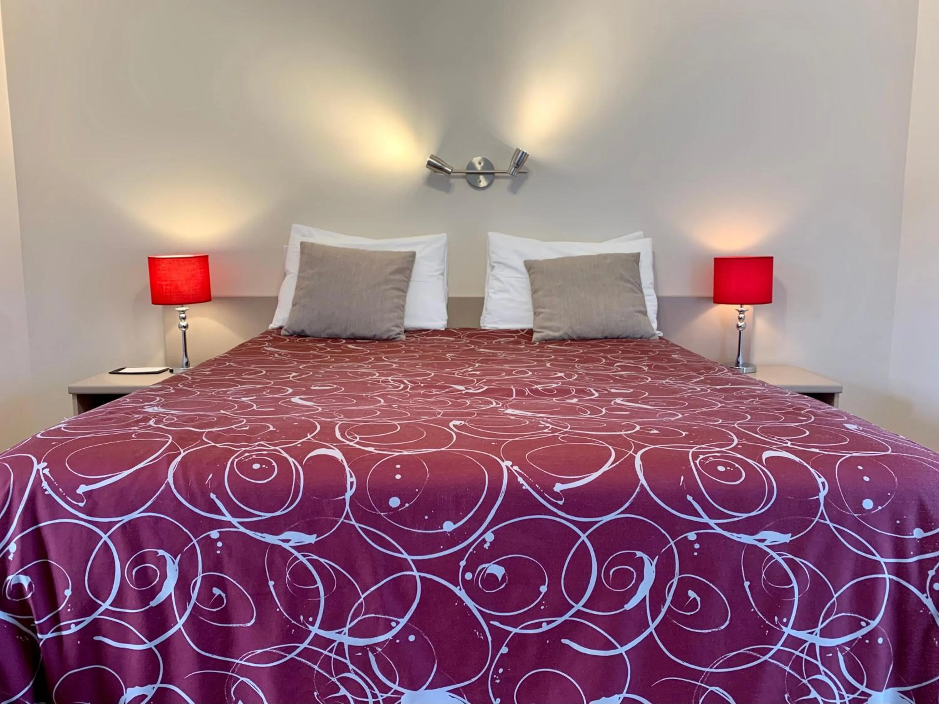 Bed in Motel de l'Anse a l'Eau