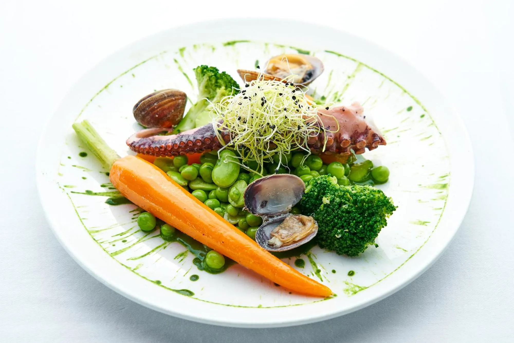 Food in L'Ermitage Hôtel Cuisine-À-Manger